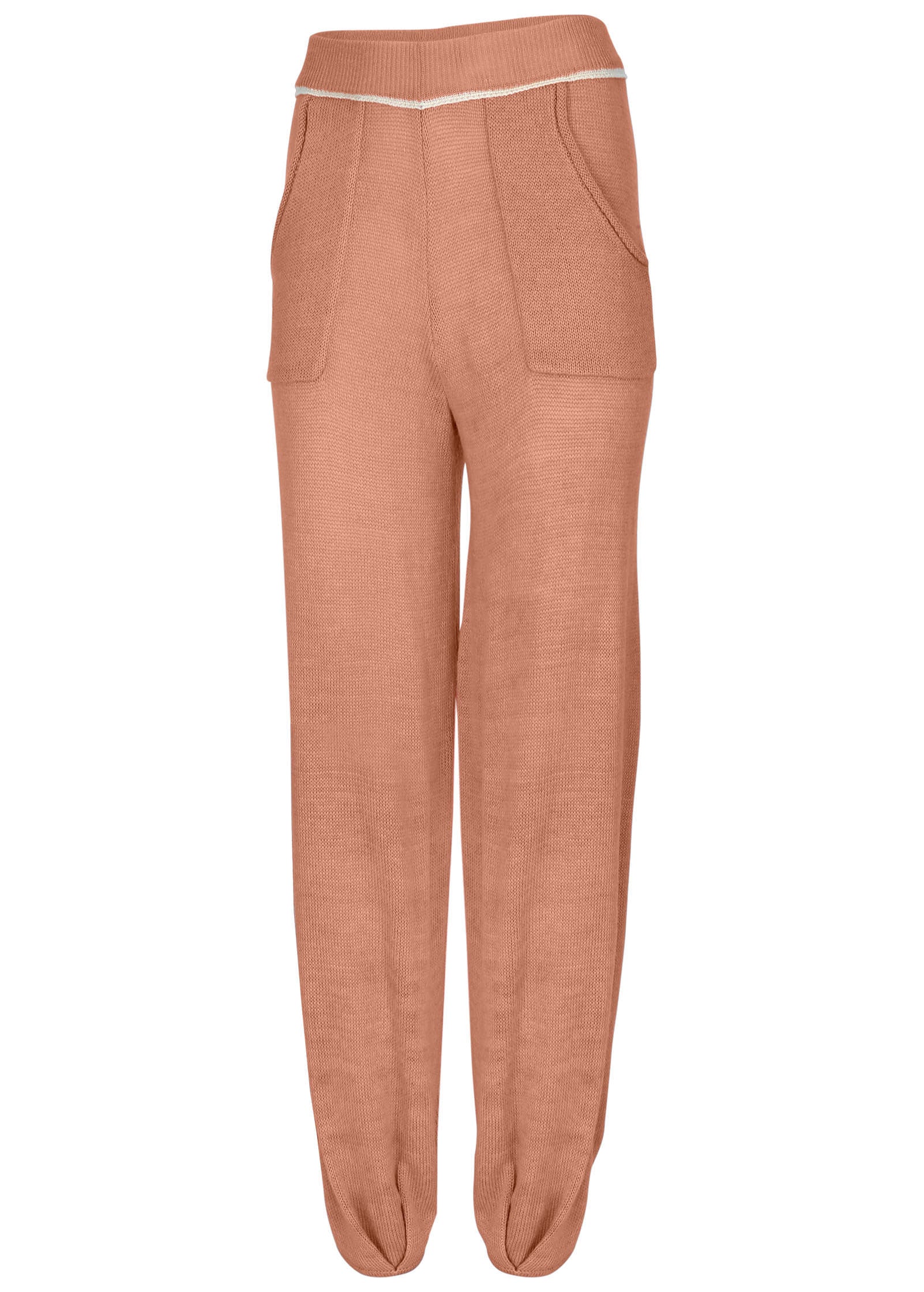 Contrast Stitch Jogger - Dusty Rose - Image 8