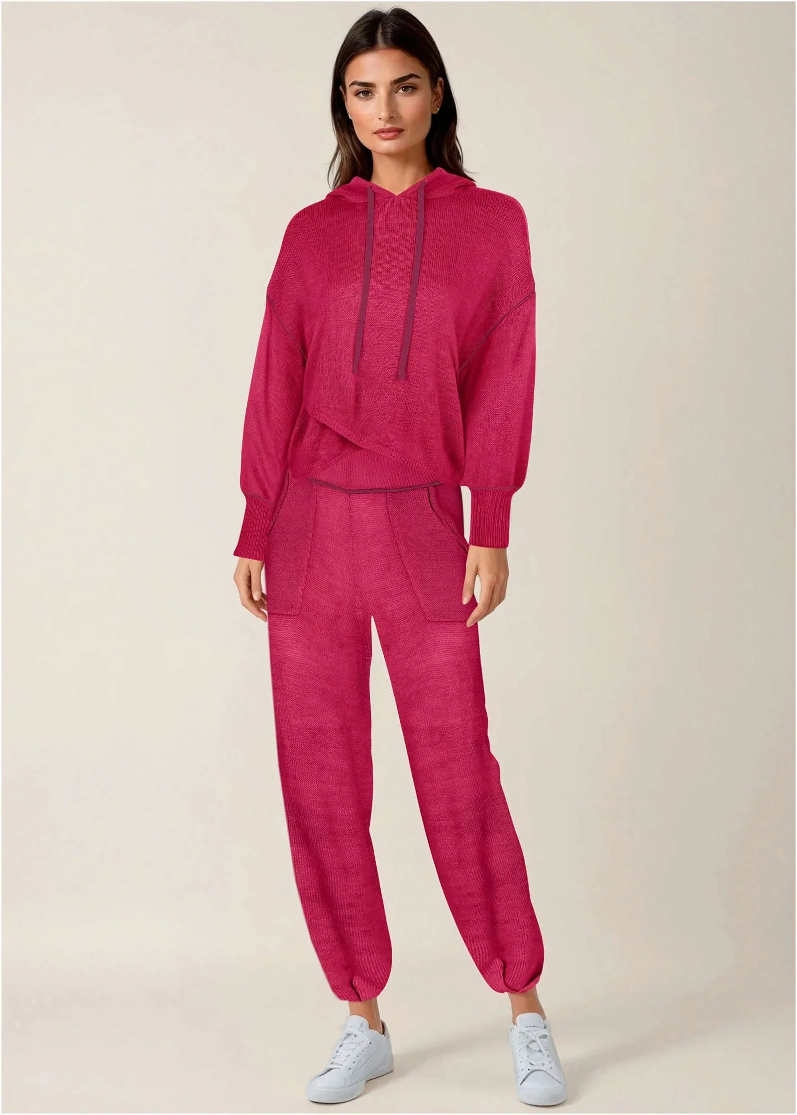 Contrast Stitch Jogger - Granita