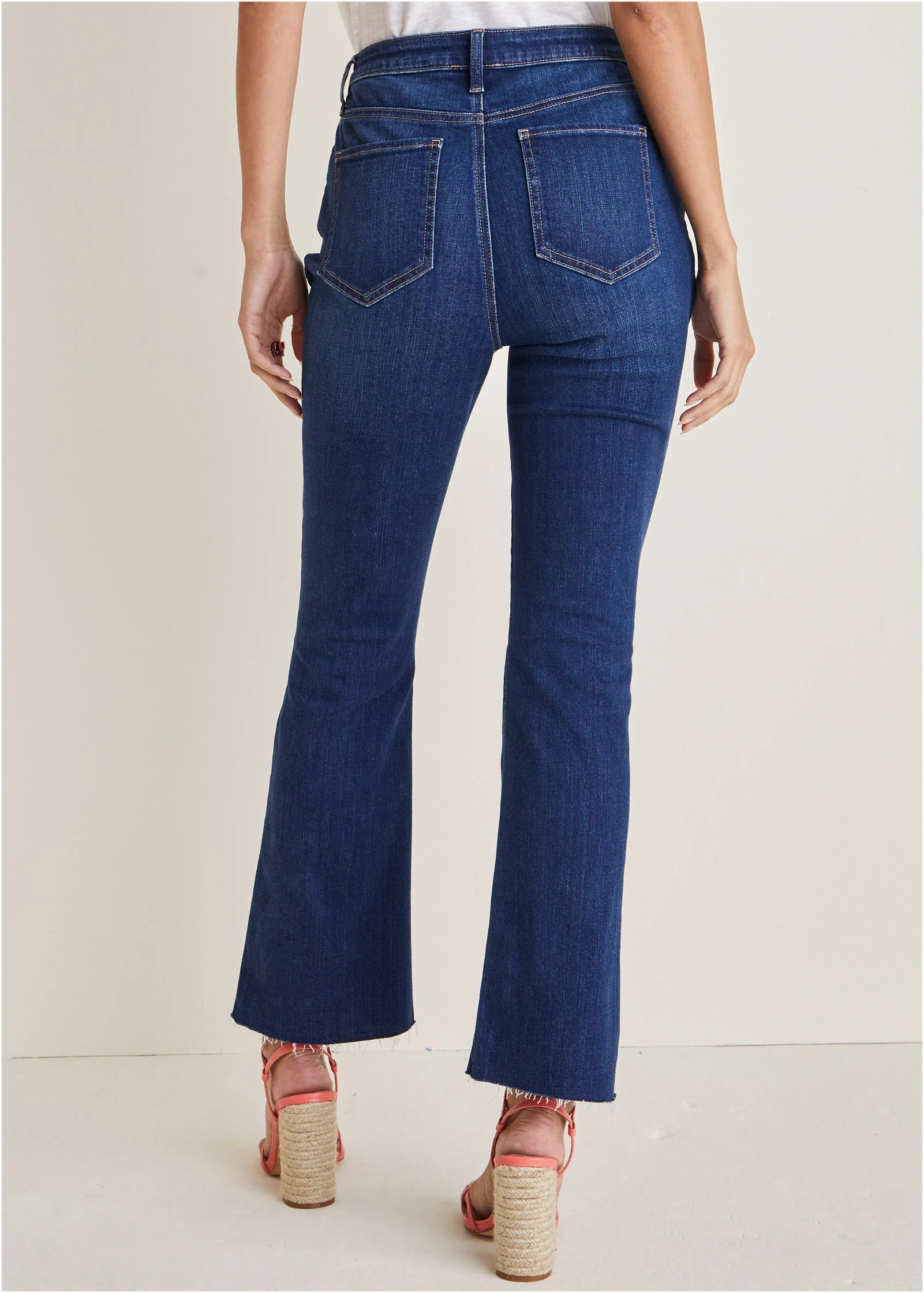 Brigitte Kick Flare Jeans - Dark Wash - Image 3