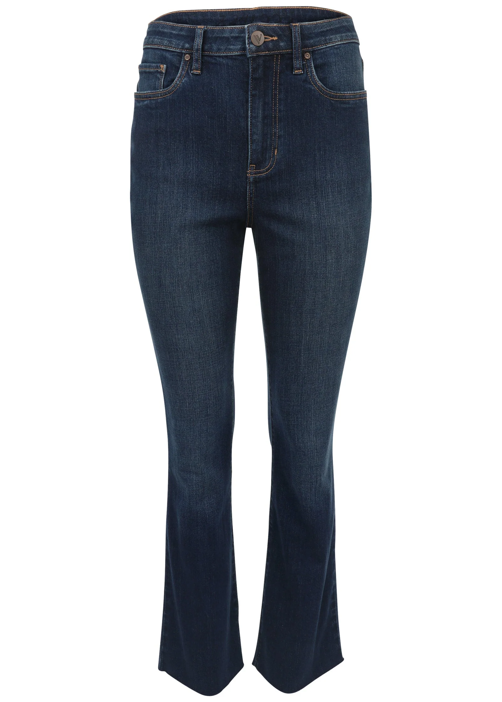 Brigitte Kick Flare Jeans - Dark Wash - Image 5