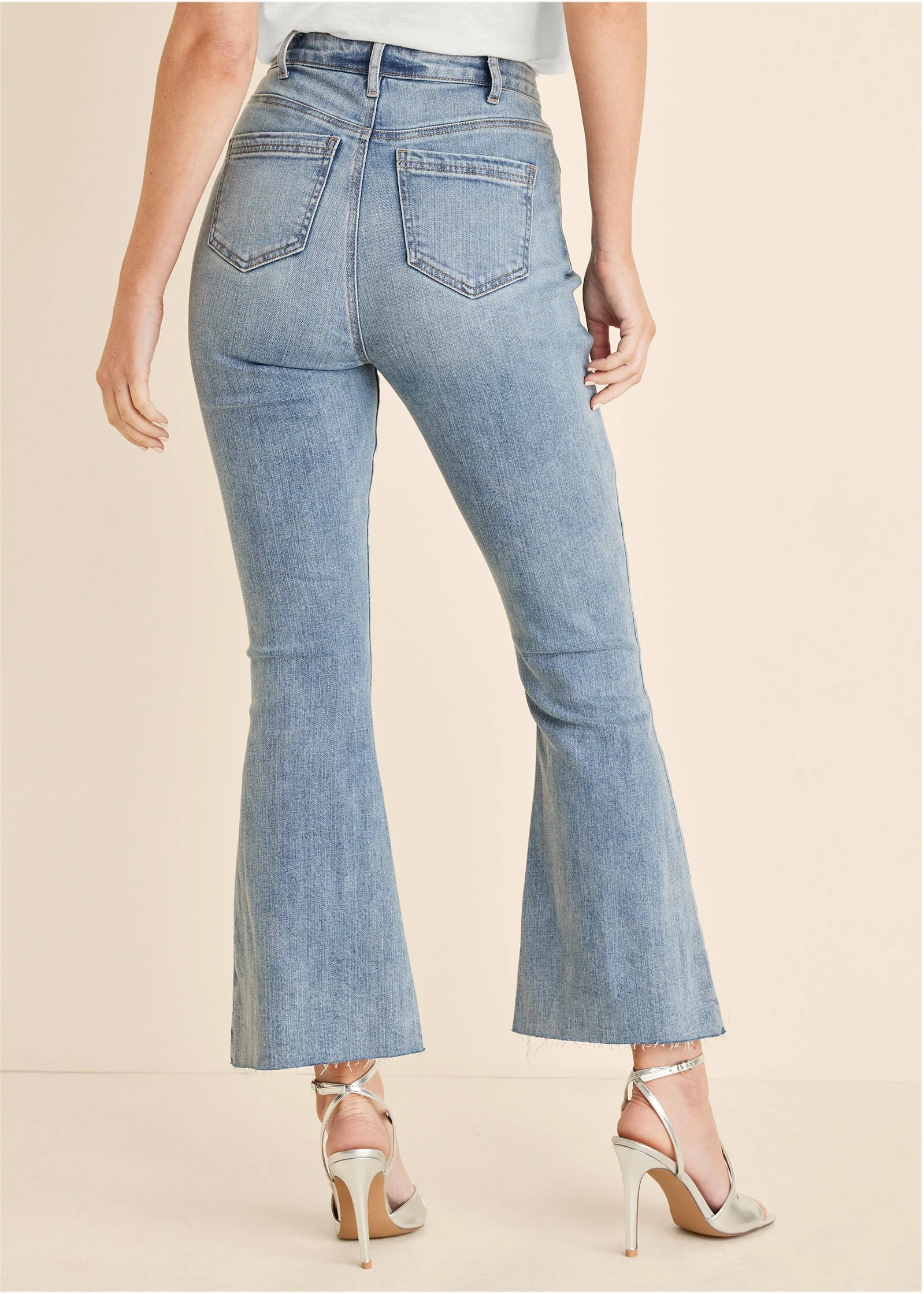 Brigitte Kick Flare Jeans - Light Wash - Image 3