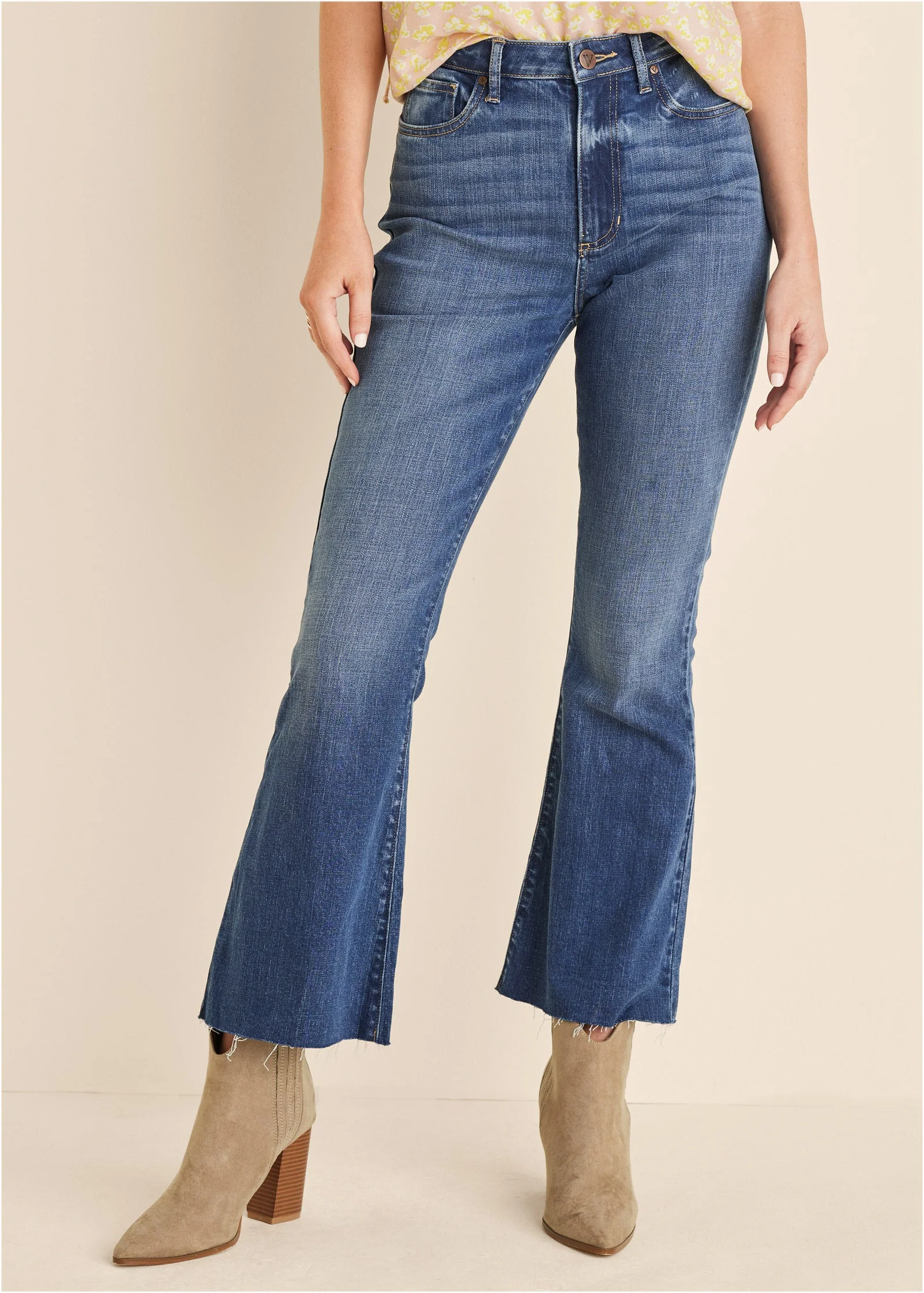 Brigitte Kick Flare Jeans - Medium Wash - Image 2