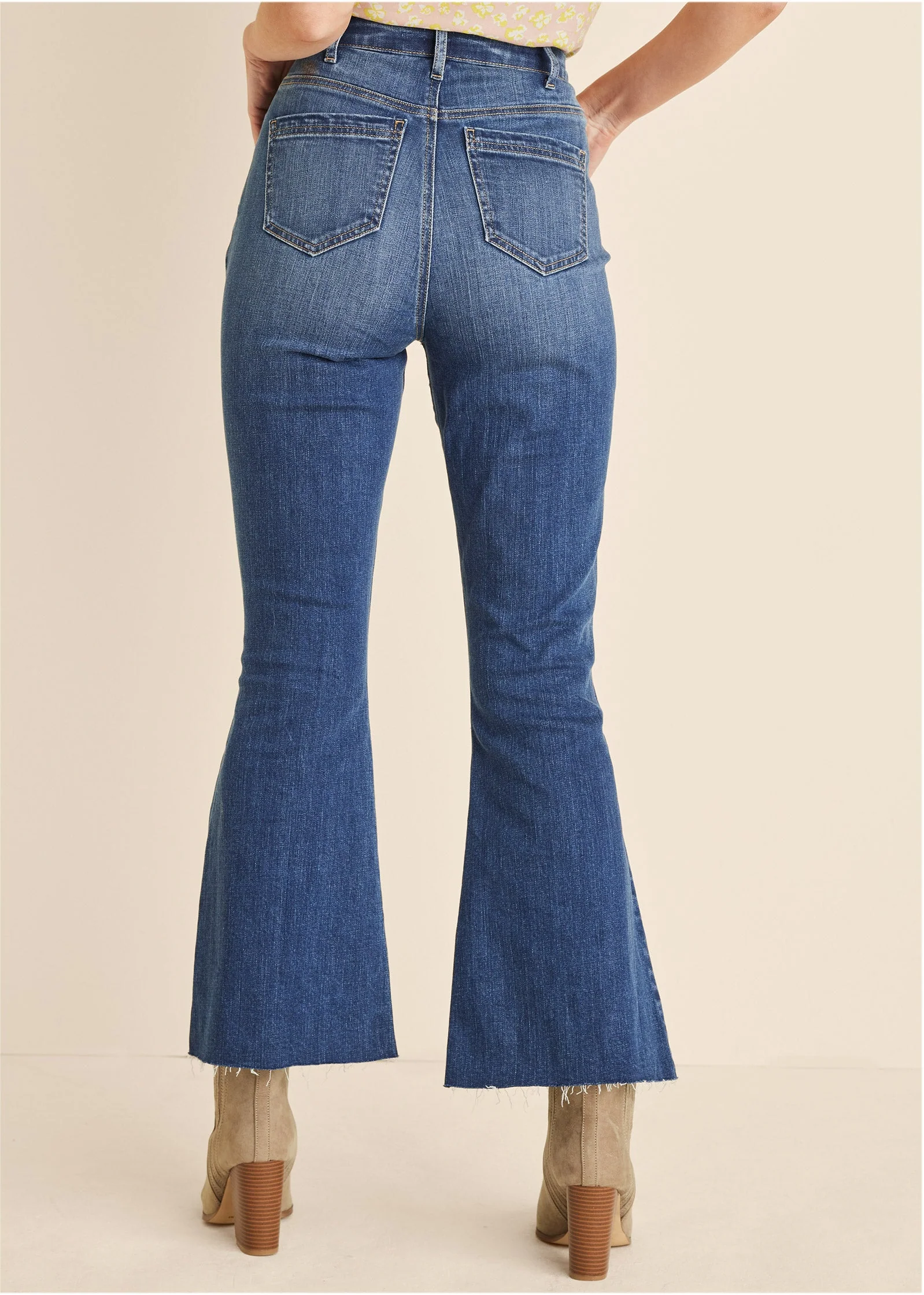 Brigitte Kick Flare Jeans - Medium Wash - Image 3