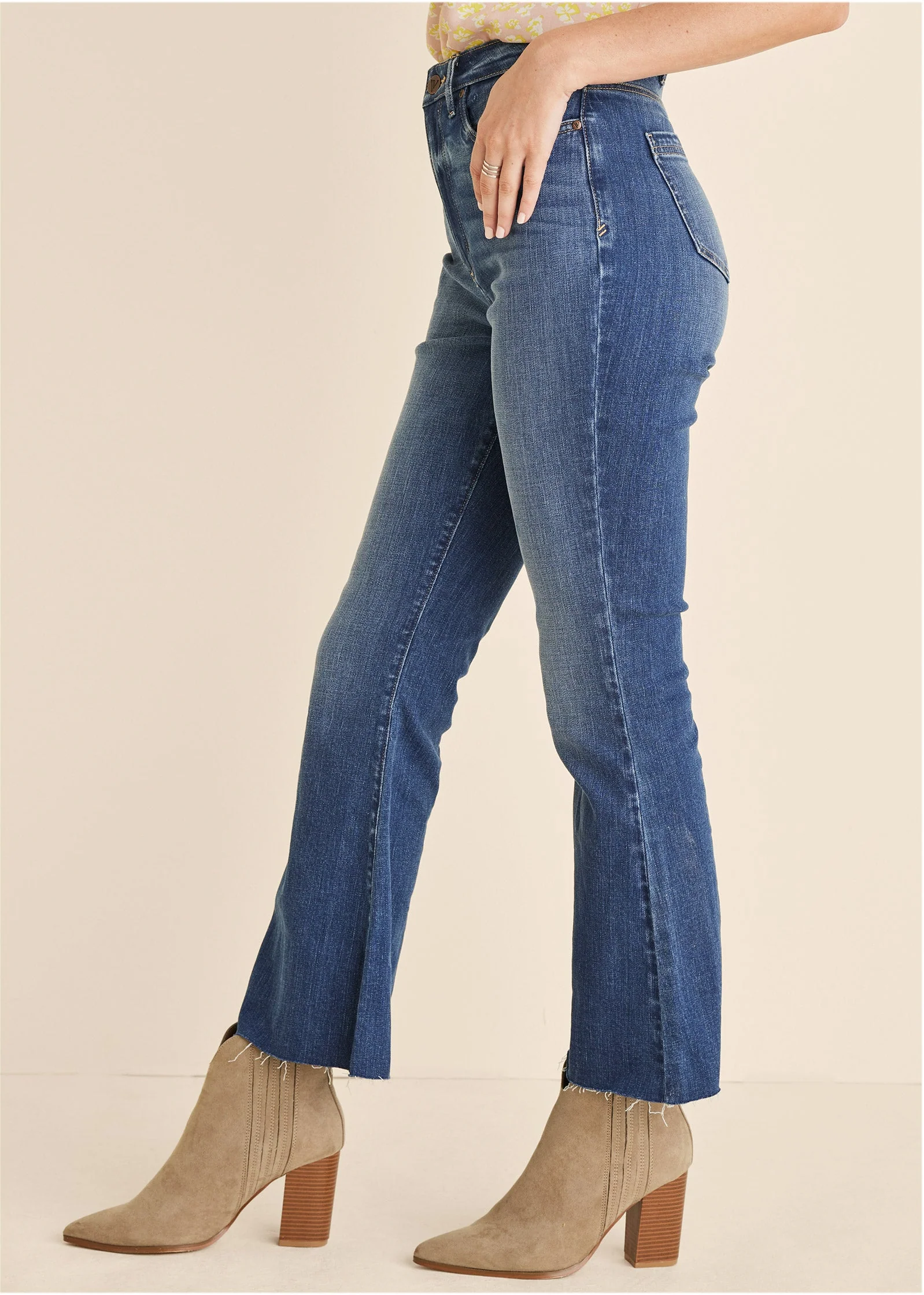 Brigitte Kick Flare Jeans - Medium Wash - Image 4