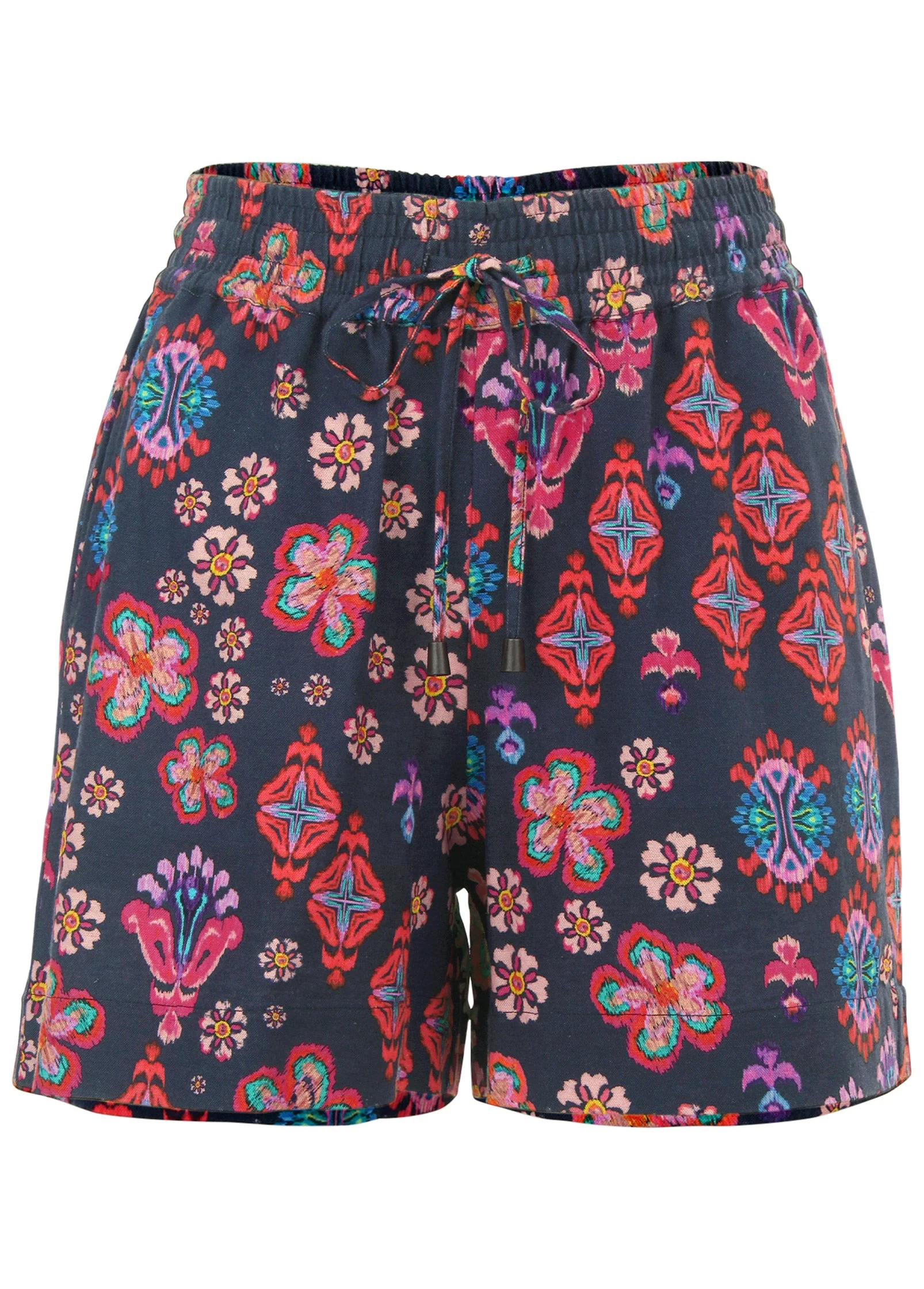 Linen Easy Shorts - Modern Folk Floral - Image 5