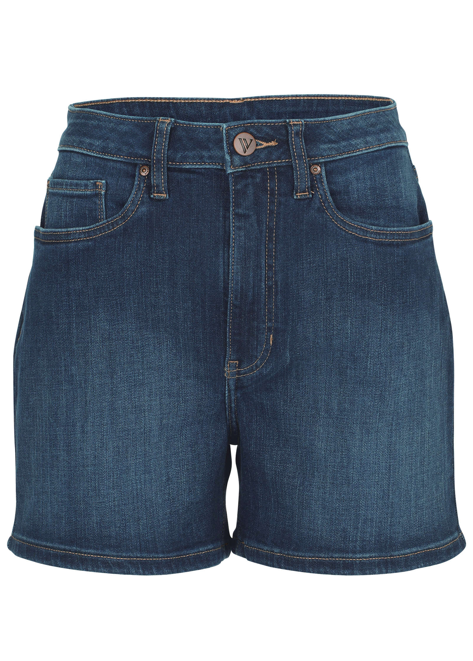 Naomi Denim Shorts - Dark Wash - Image 5