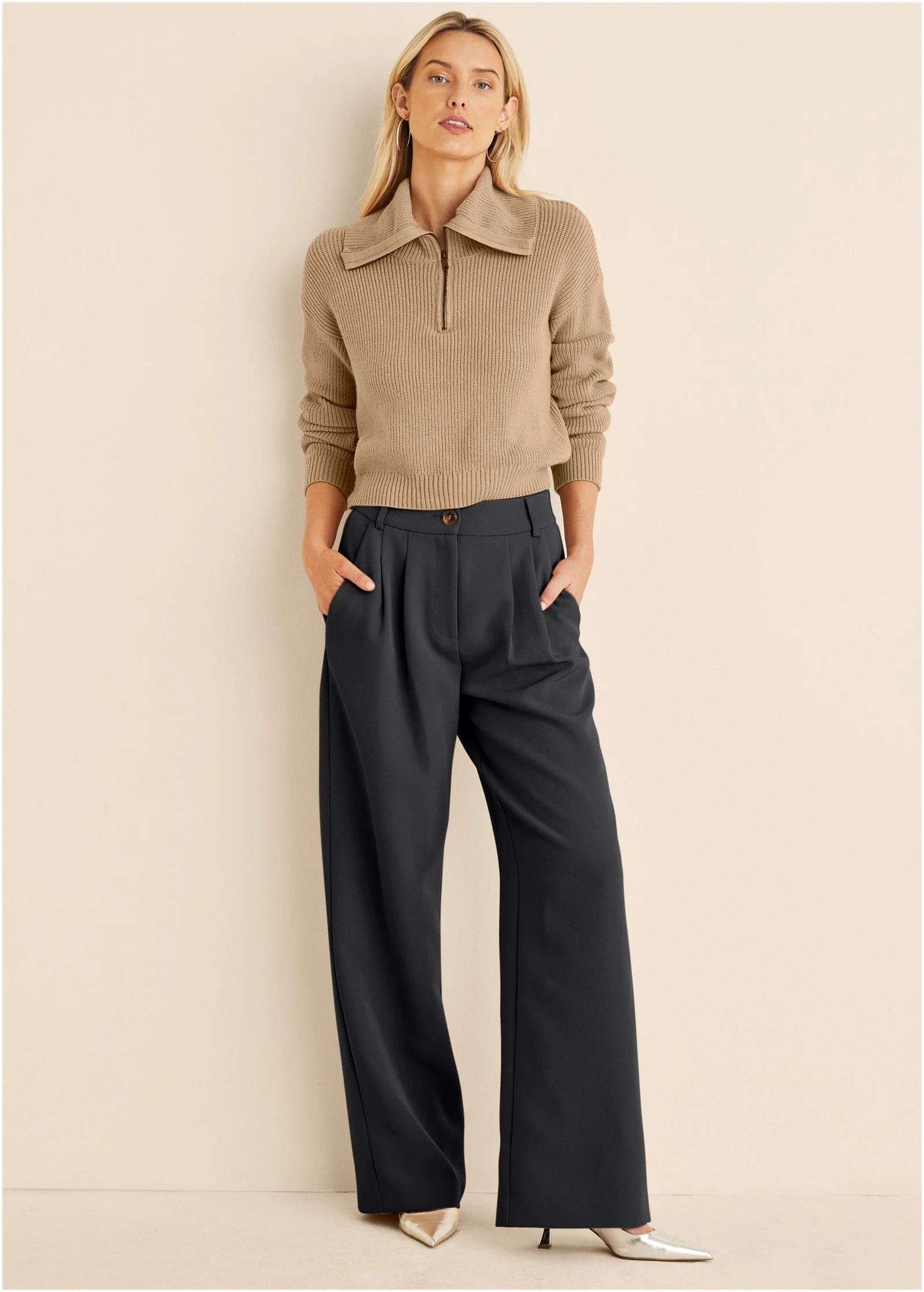 Trouser Pants - Jet Black