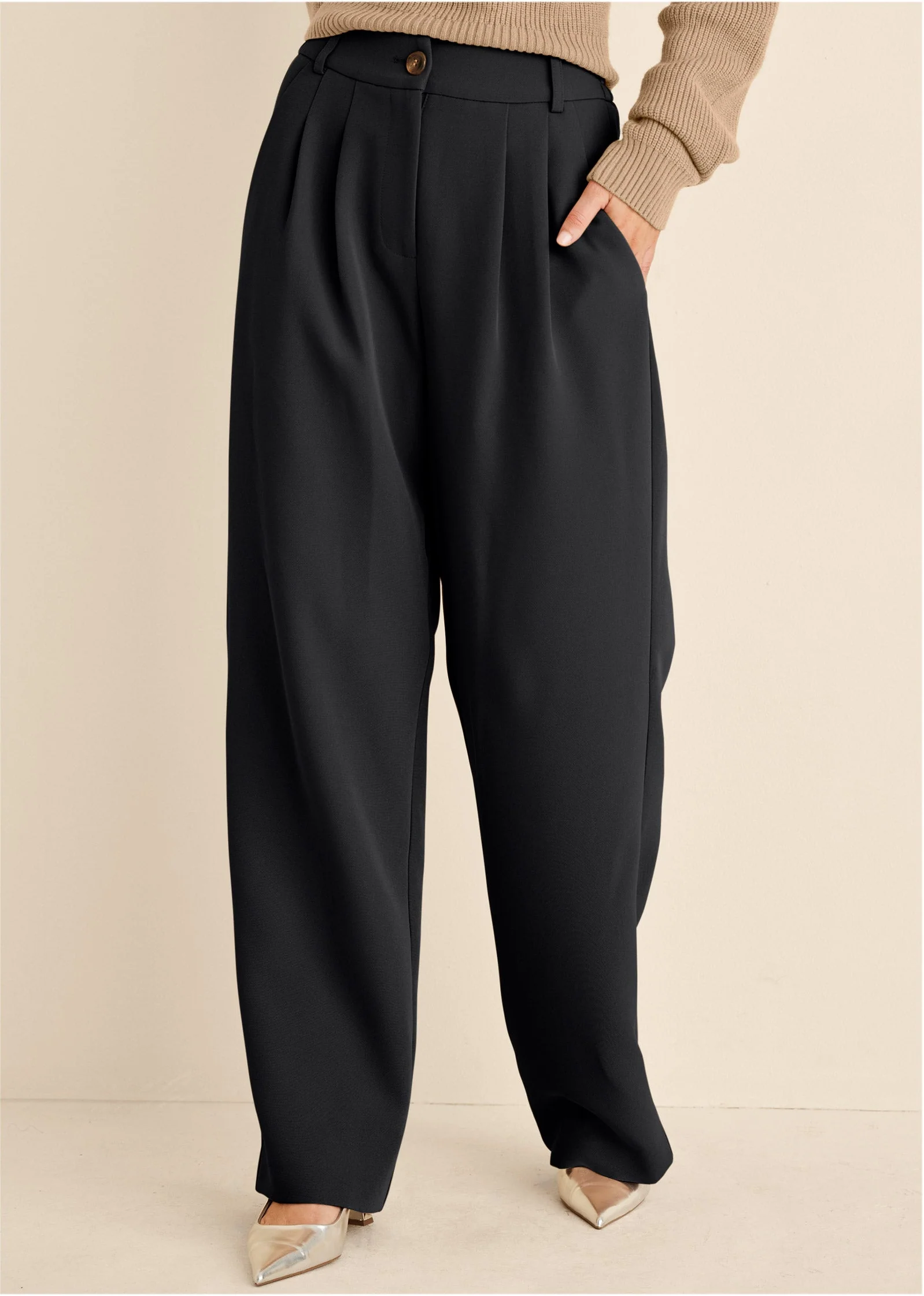 Trouser Pants - Jet Black - Image 2