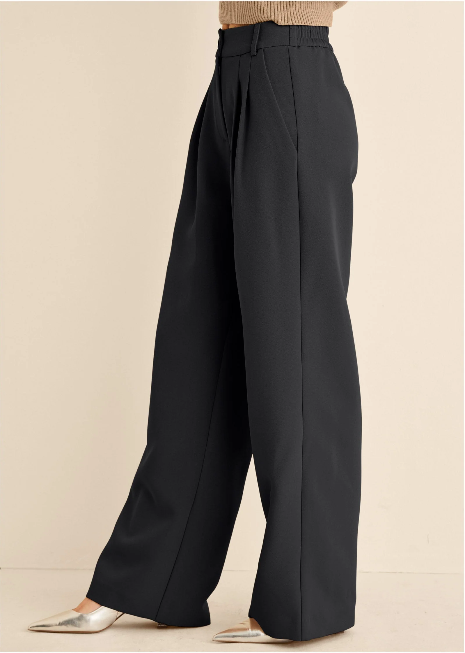 Trouser Pants - Jet Black - Image 4