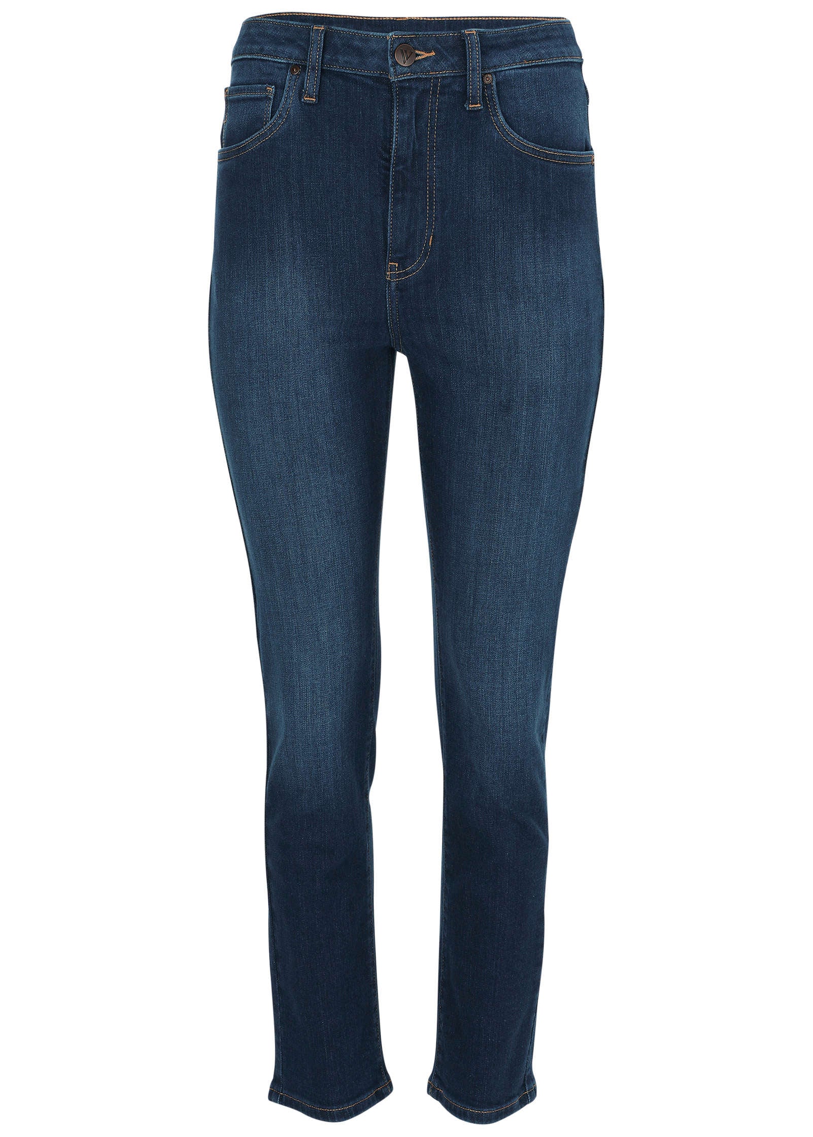 Audrey Straight Leg Jeans - Dark Wash - Image 5