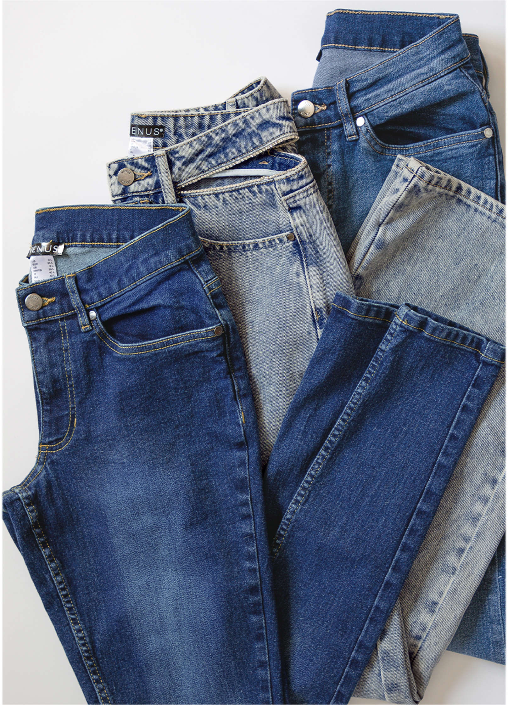 Rhinestone Cut Out Jeans - Acid Wash - Image 14