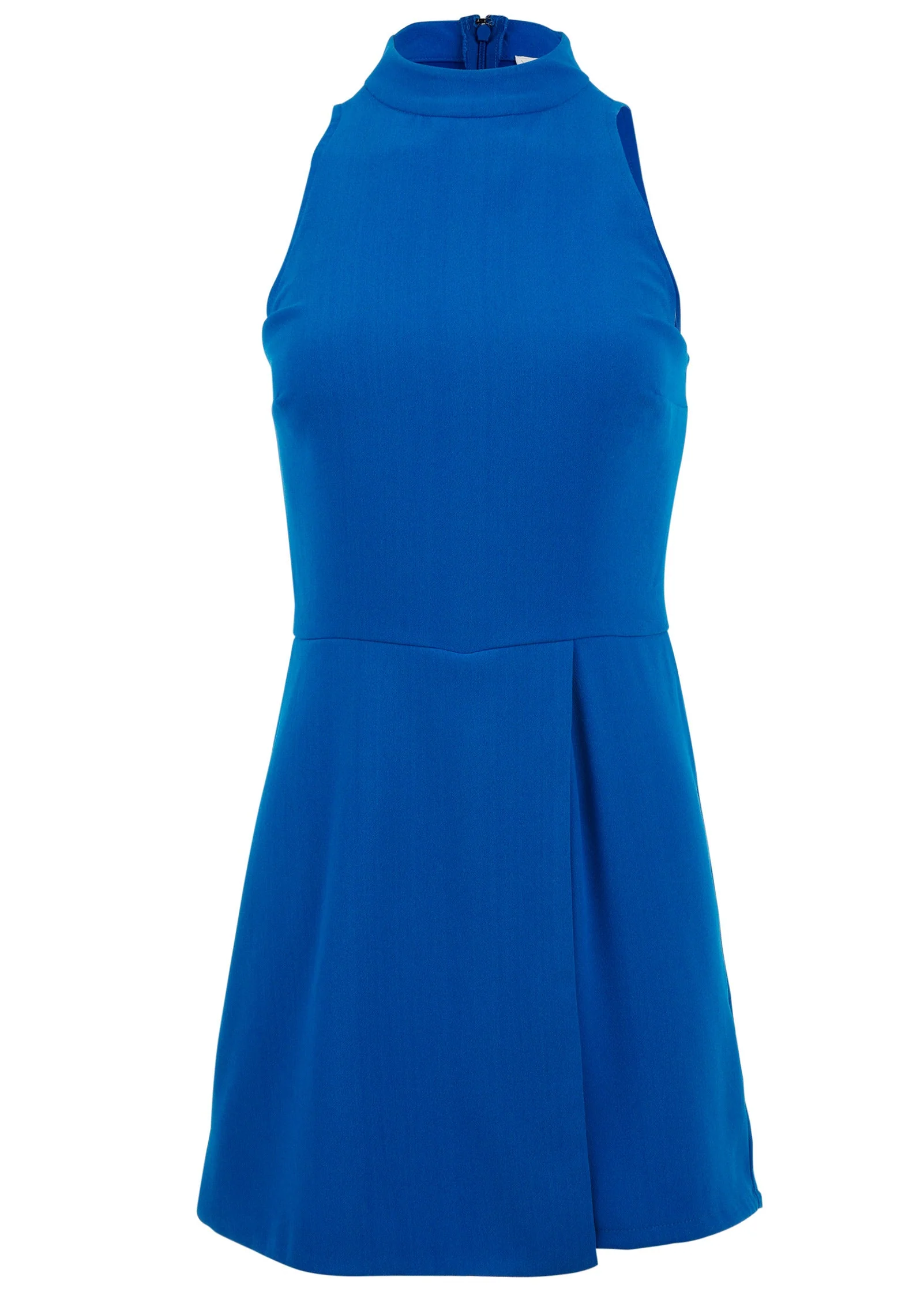 High Neck Skort  - Blue - Image 4