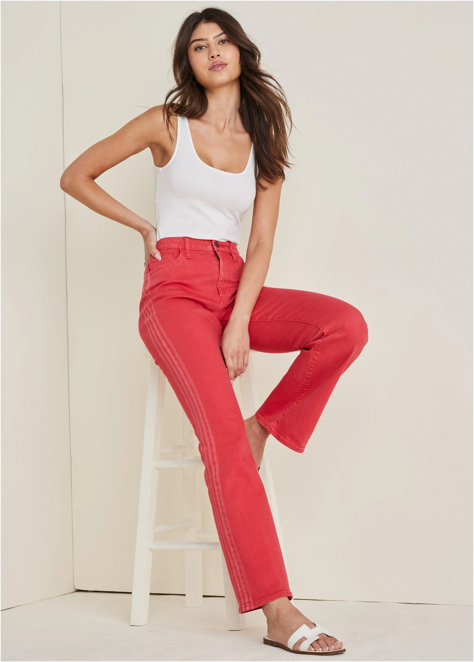 Americana Bootcut Jeans - Scarlet - Image 7