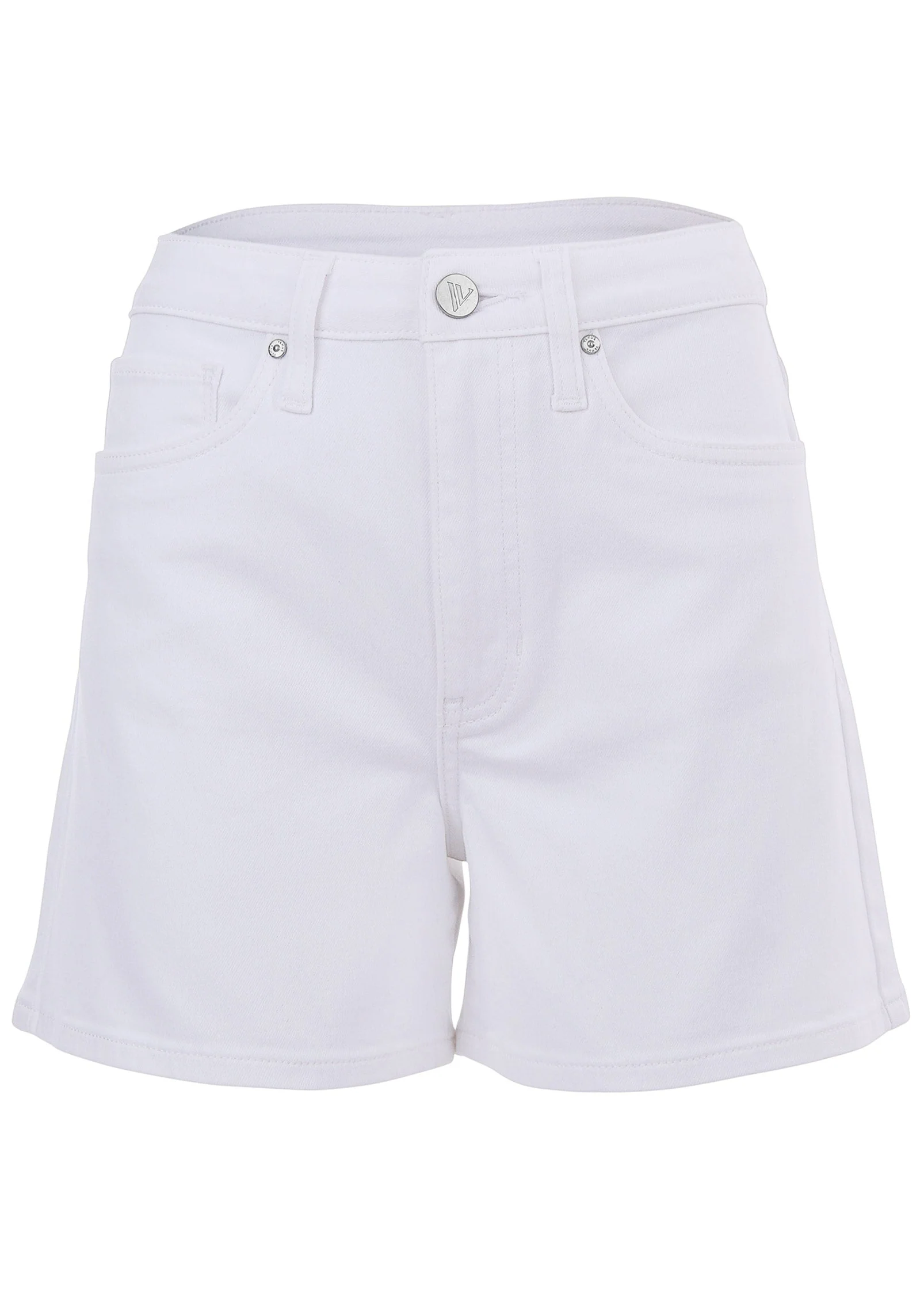 Naomi Denim Shorts  - White Denim - Image 5