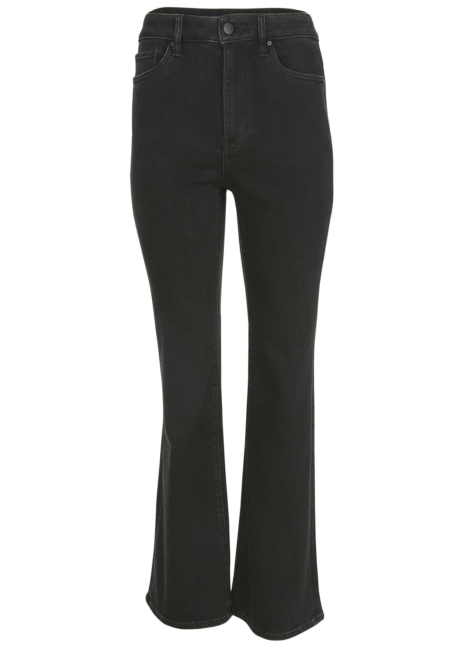 Penelope Modern Flare Jeans - Black Wash - Image 5