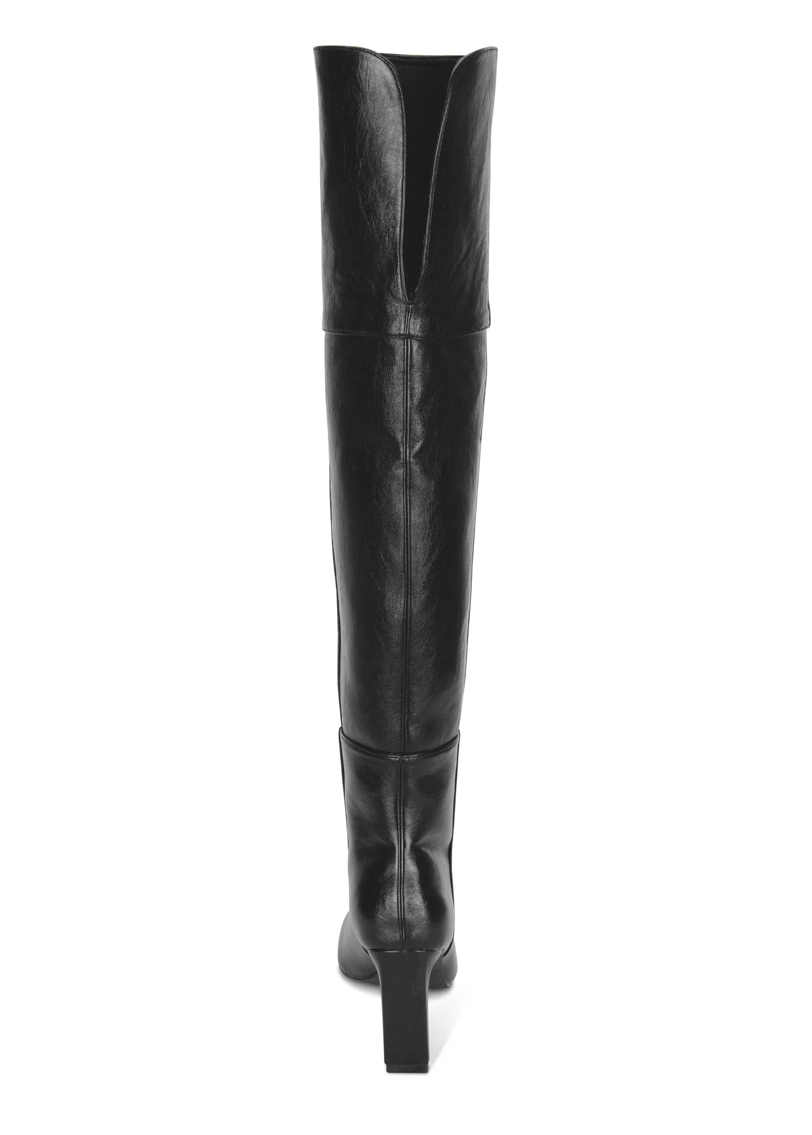 Over-The-Knee Boots - Jet Black - Image 4