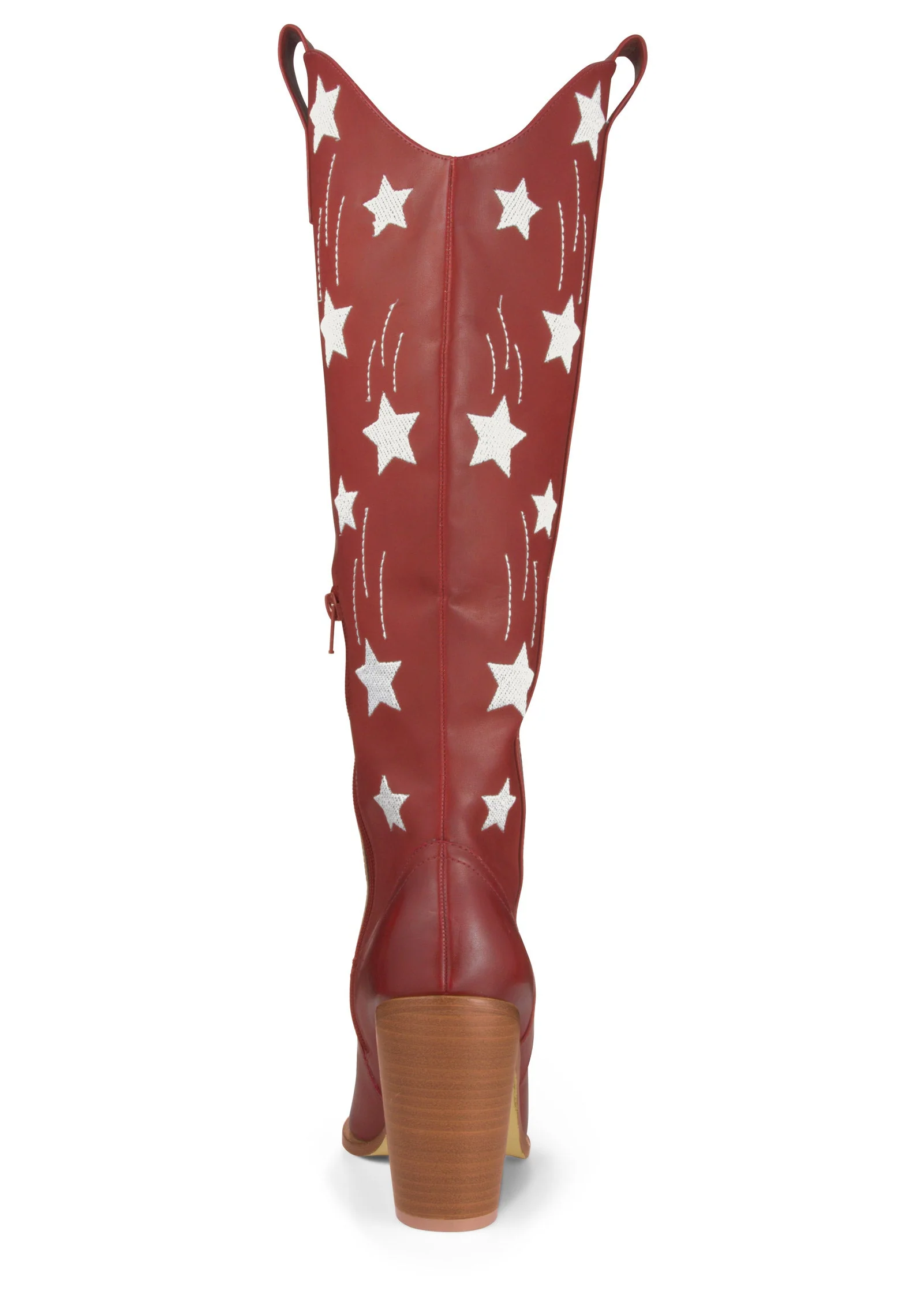 Americana Cowgirl Boots - Red - Image 4