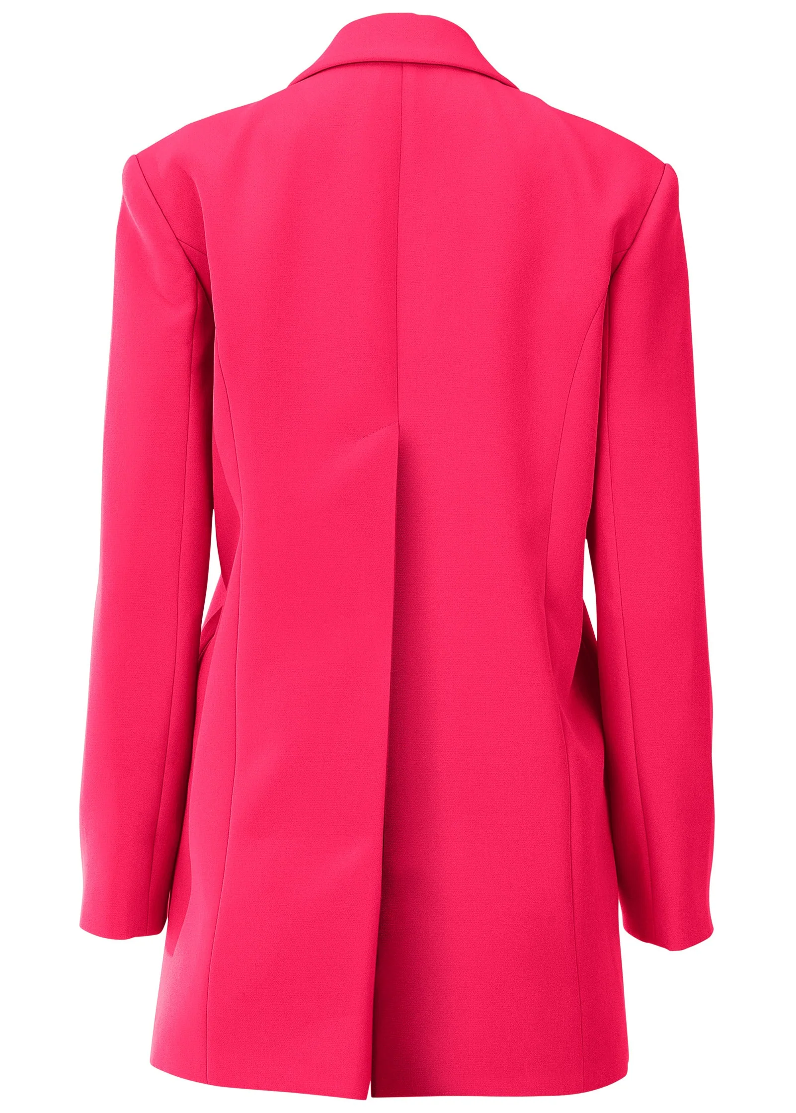 Oversized Blazer - Dark Pink - Image 6