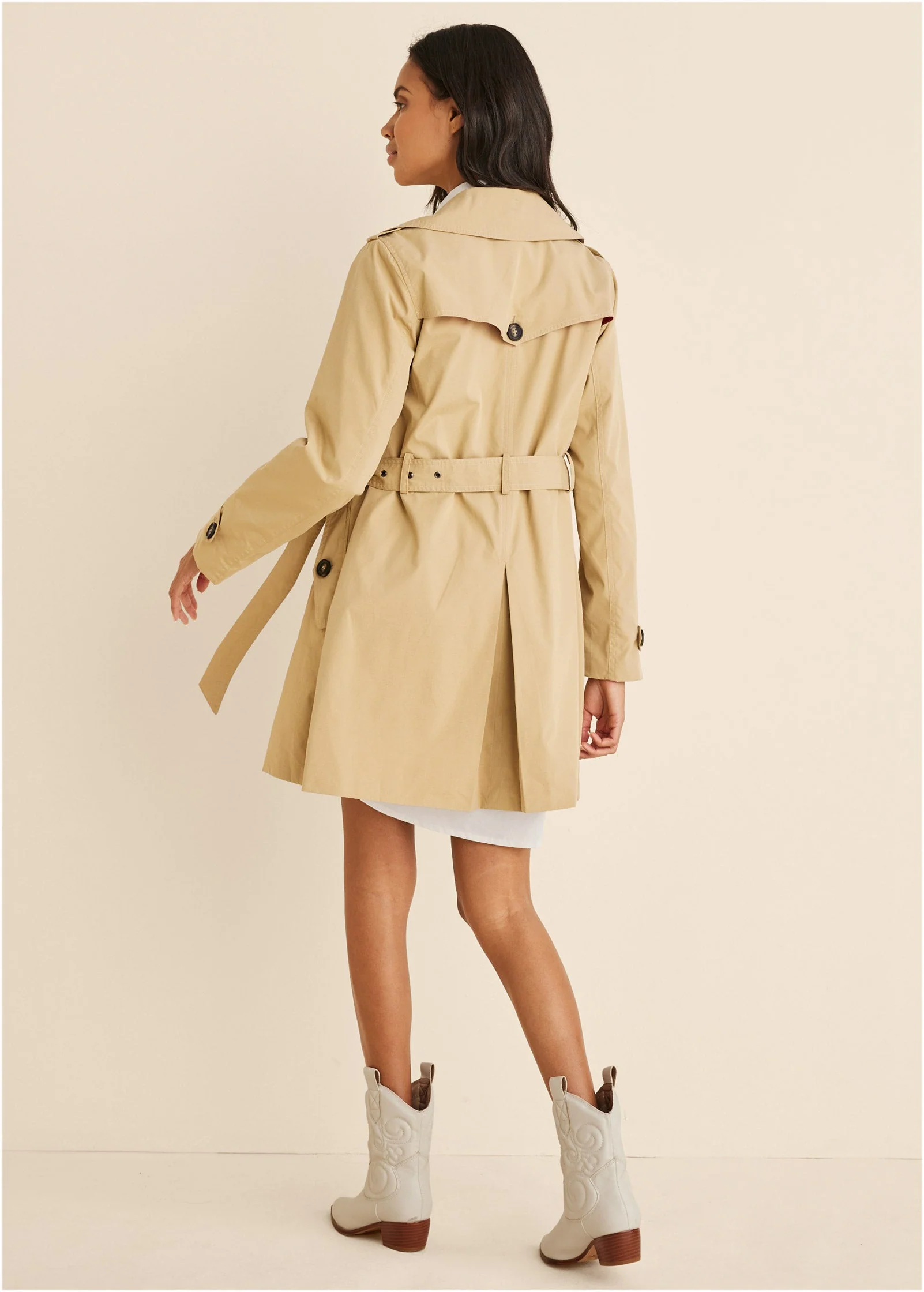 The Perfect Trench Coat - Gold - Image 2