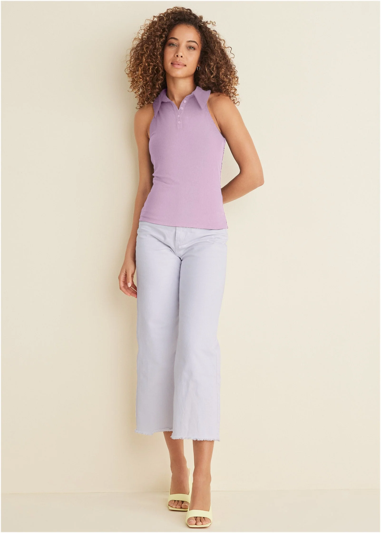 Polo Tank - Lilac - Image 3