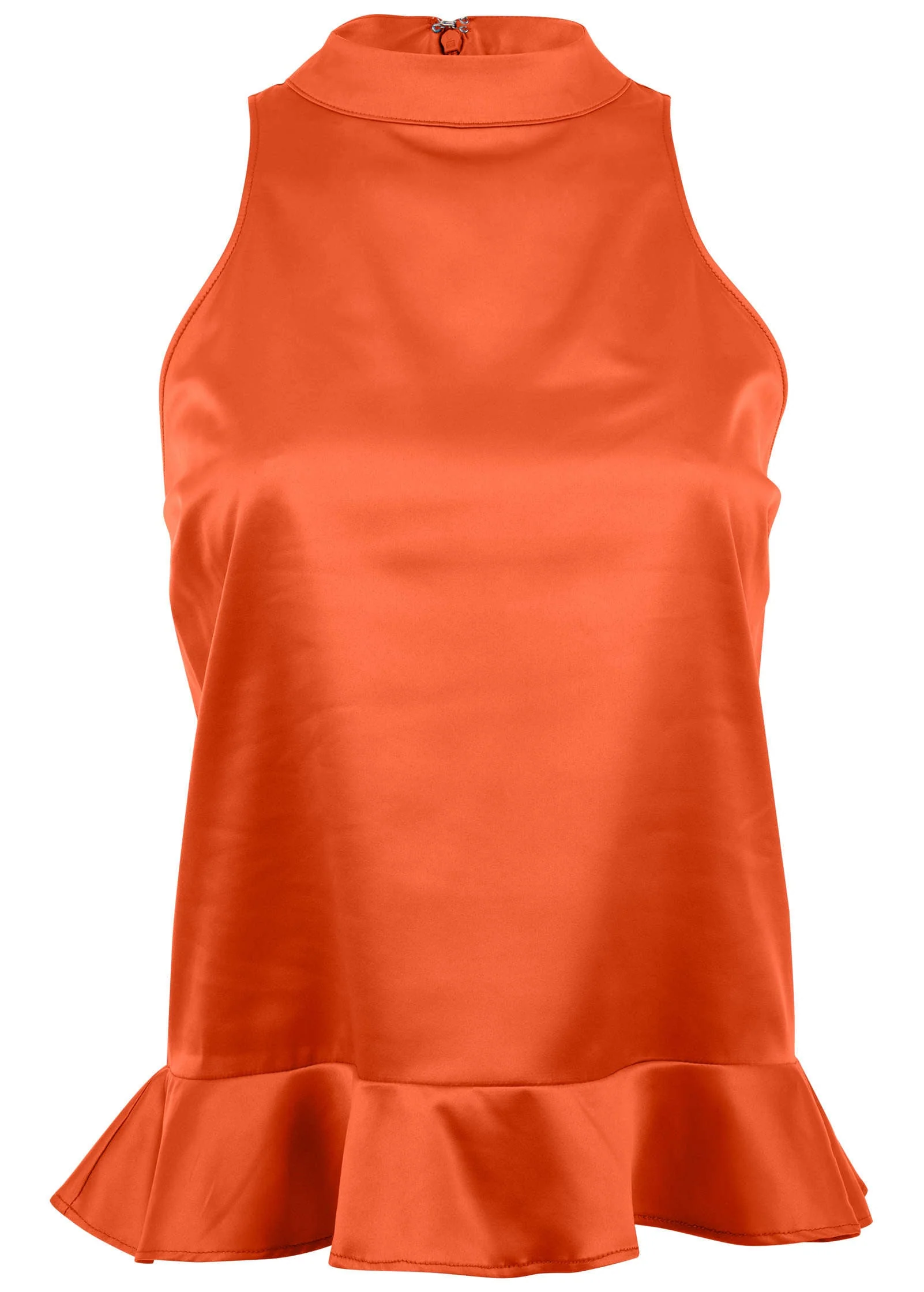 Peplum Top - Orange - Image 5