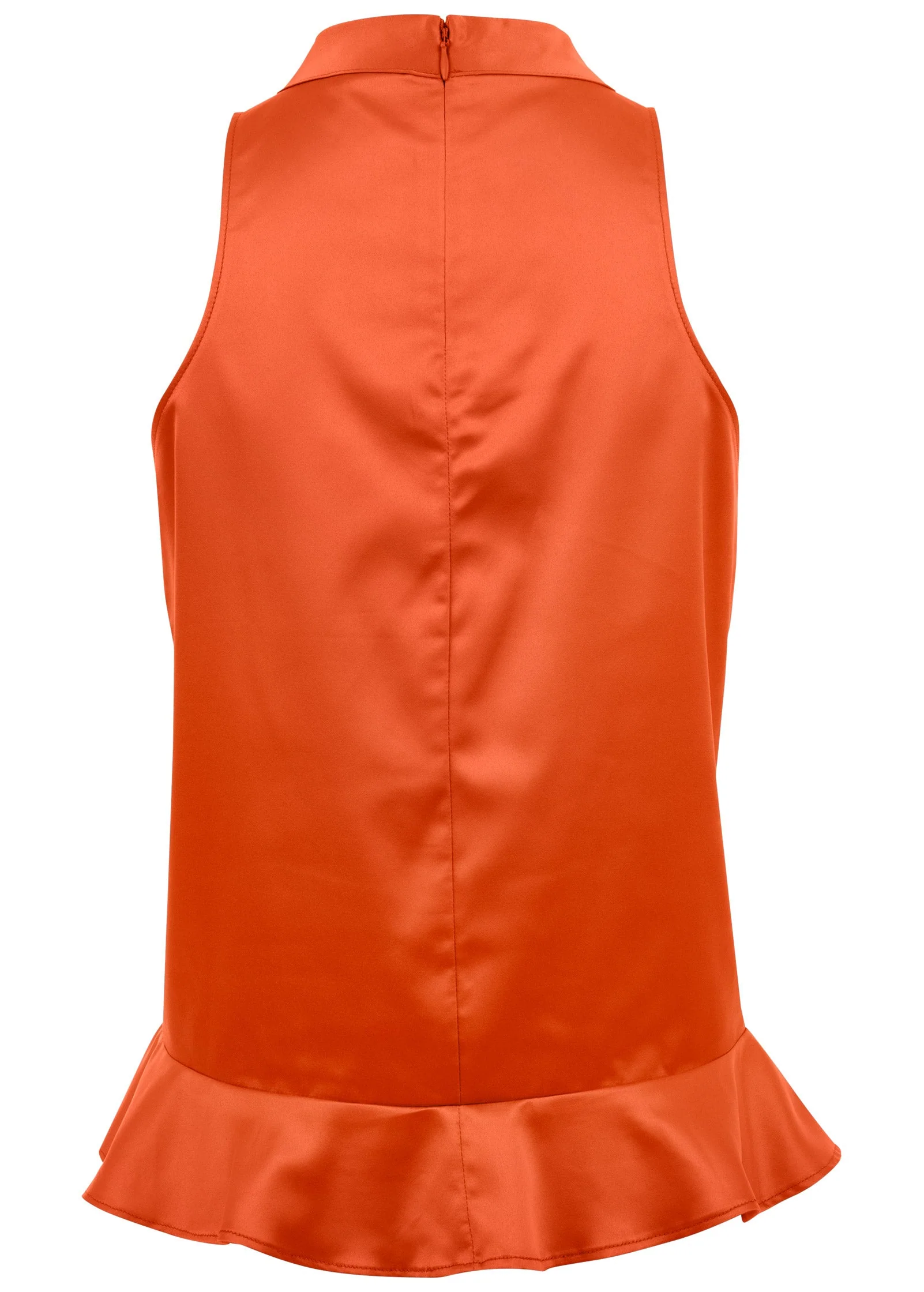 Peplum Top - Orange - Image 6
