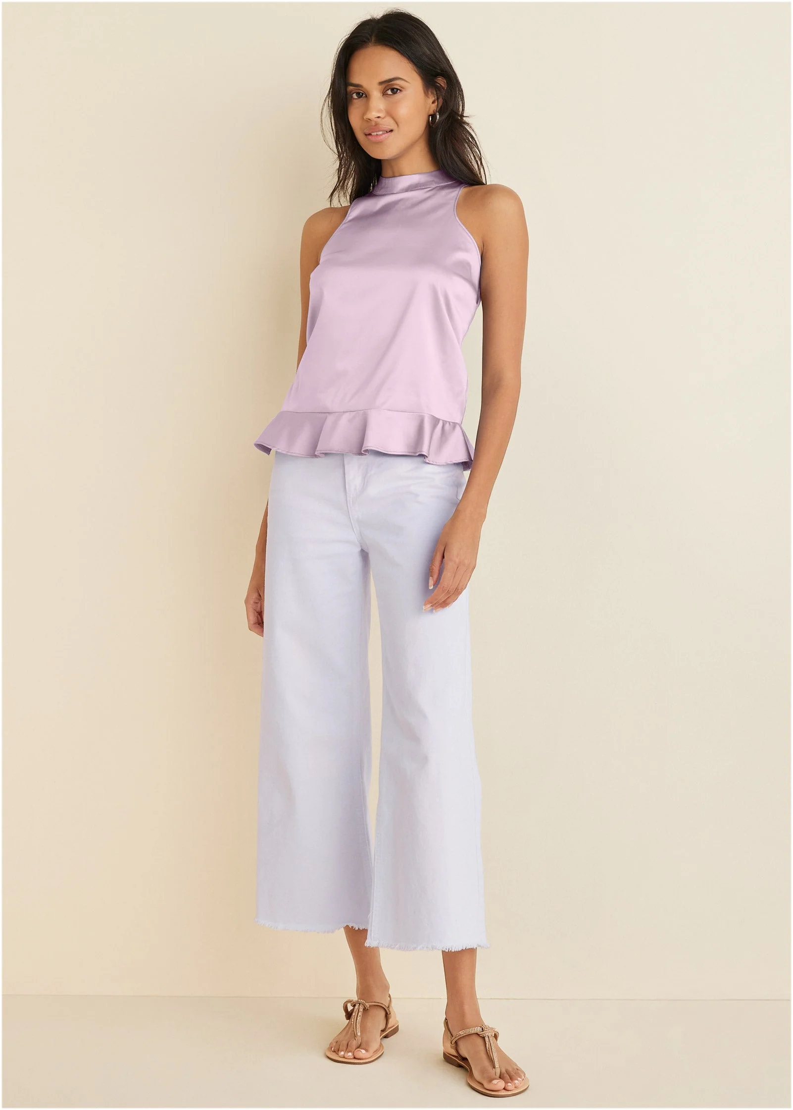 Peplum Top - Lilac - Image 5