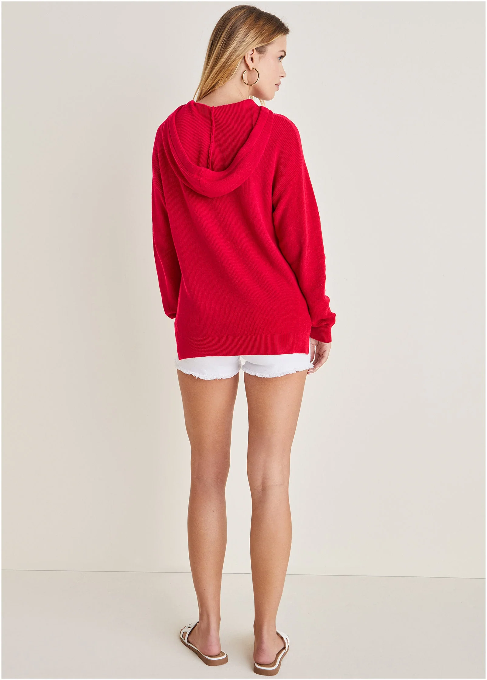 America Hoodie Sweater - Racing Red Multi - Image 3