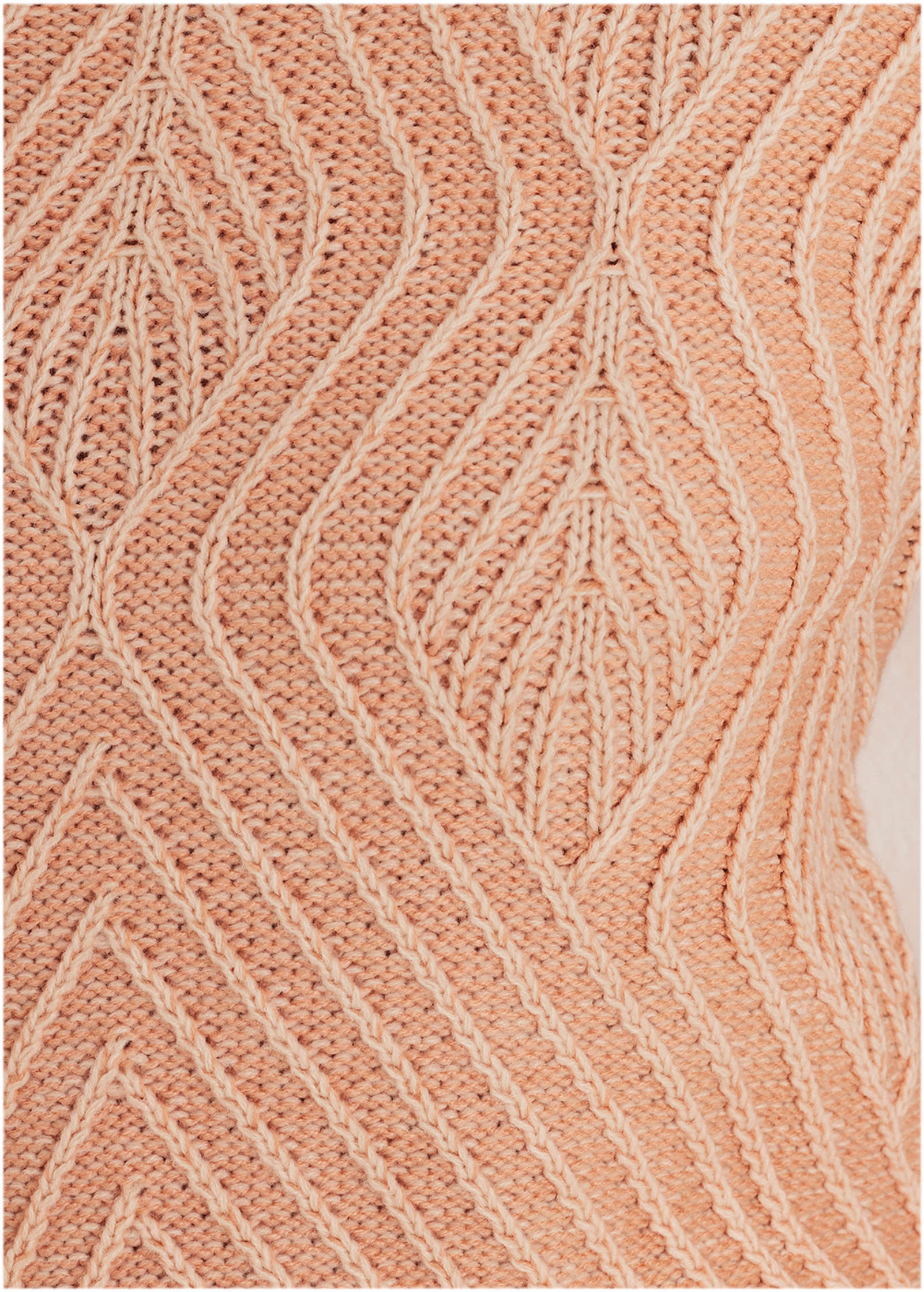 Stitch Interest Sweater - Muted Clay - Image 5