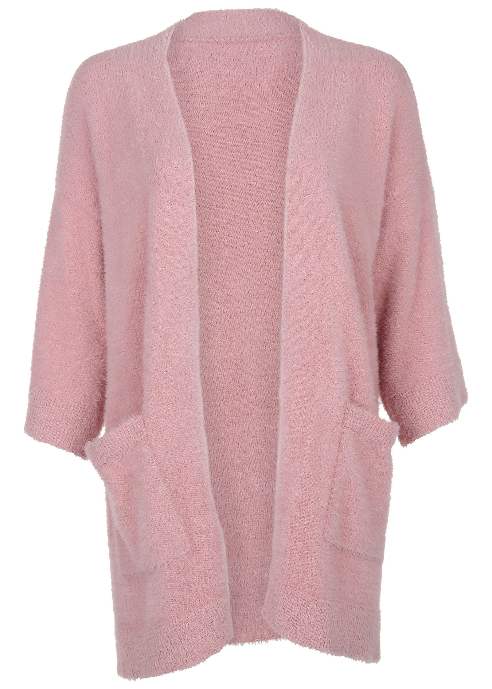 Eyelash Cardigan - Bleached Mauve - Image 5