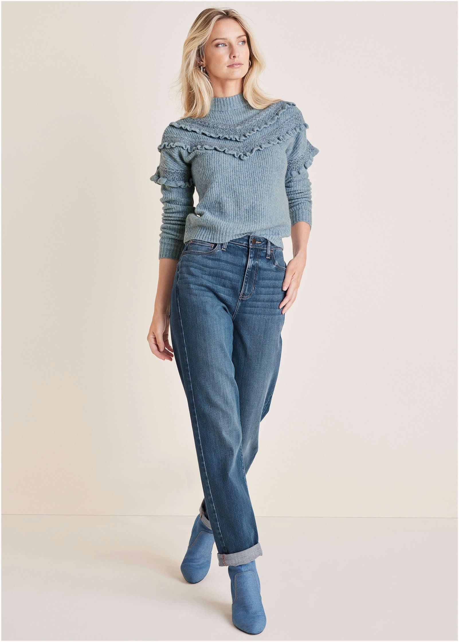 Cheveron Sweater - Tourmaline - Image 3