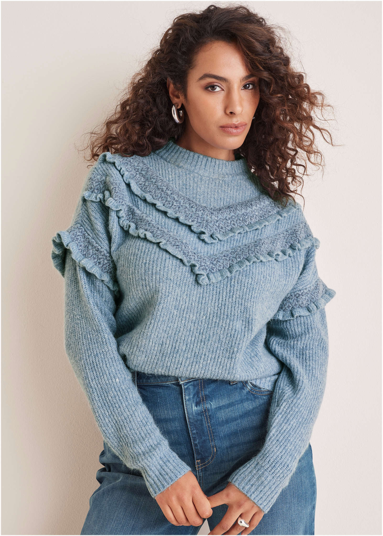Cheveron Sweater - Tourmaline - Image 7