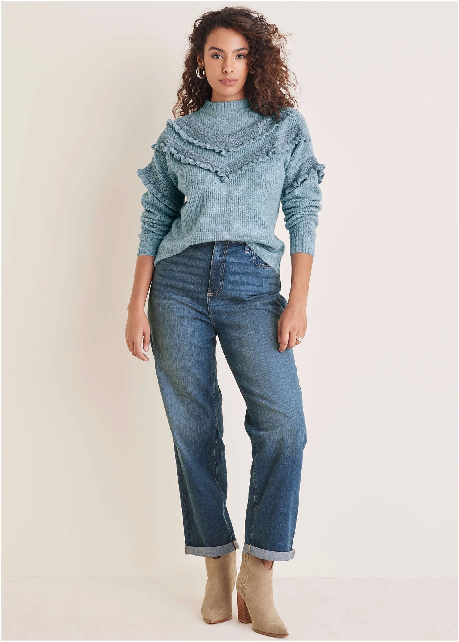 Cheveron Sweater - Tourmaline - Image 9