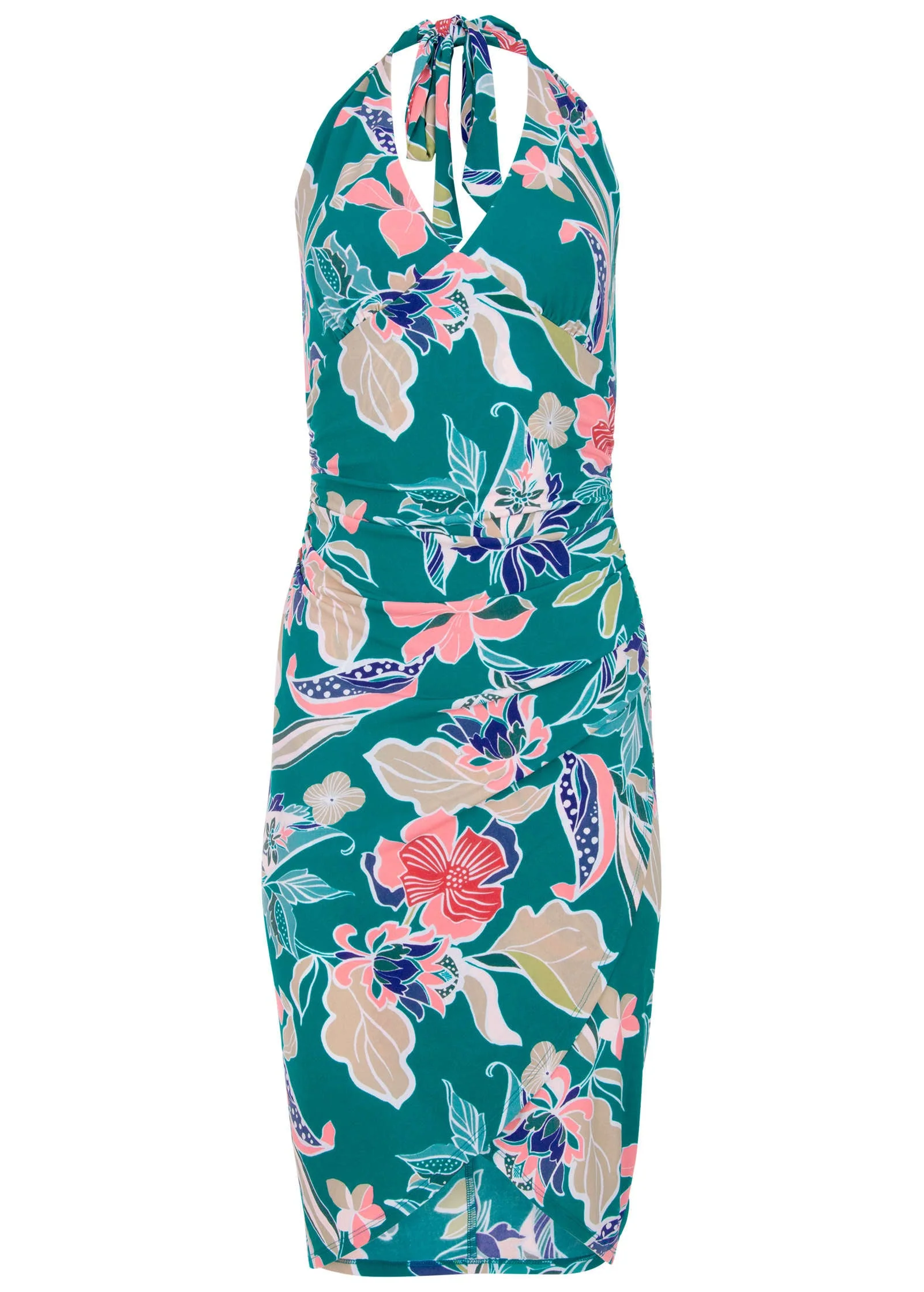 Halter Wrap Dress - Paradise Floral - Image 3