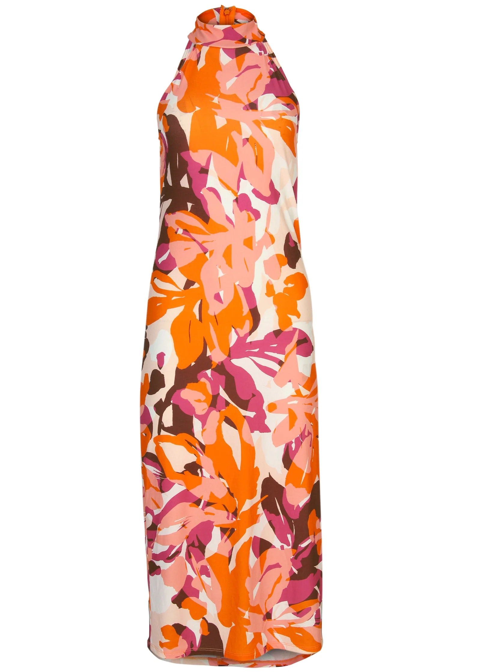 High Neck Midi Dress - Desert Floral - Image 3