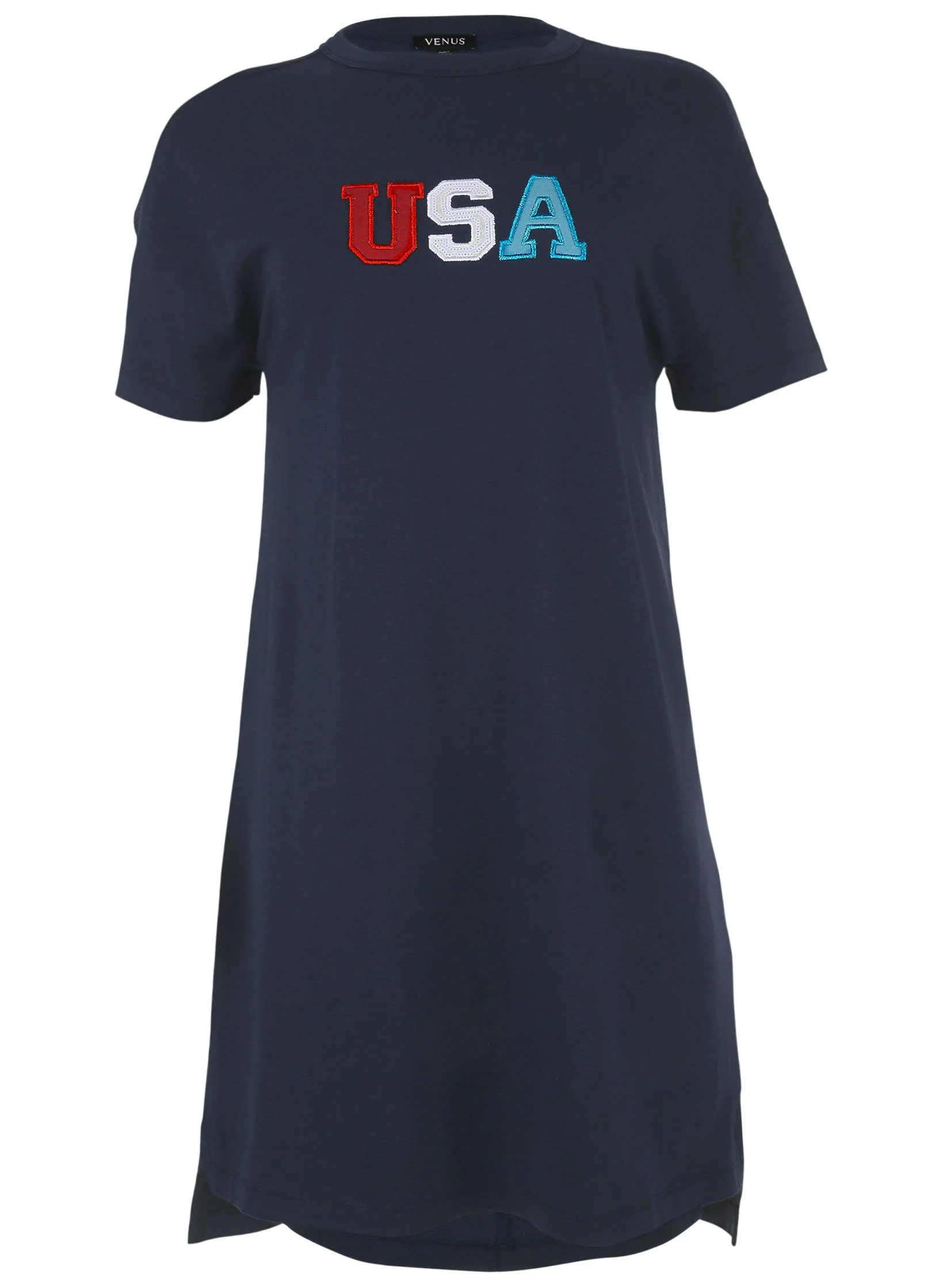 T-Shirt Dress - Black Iris USA - Image 4