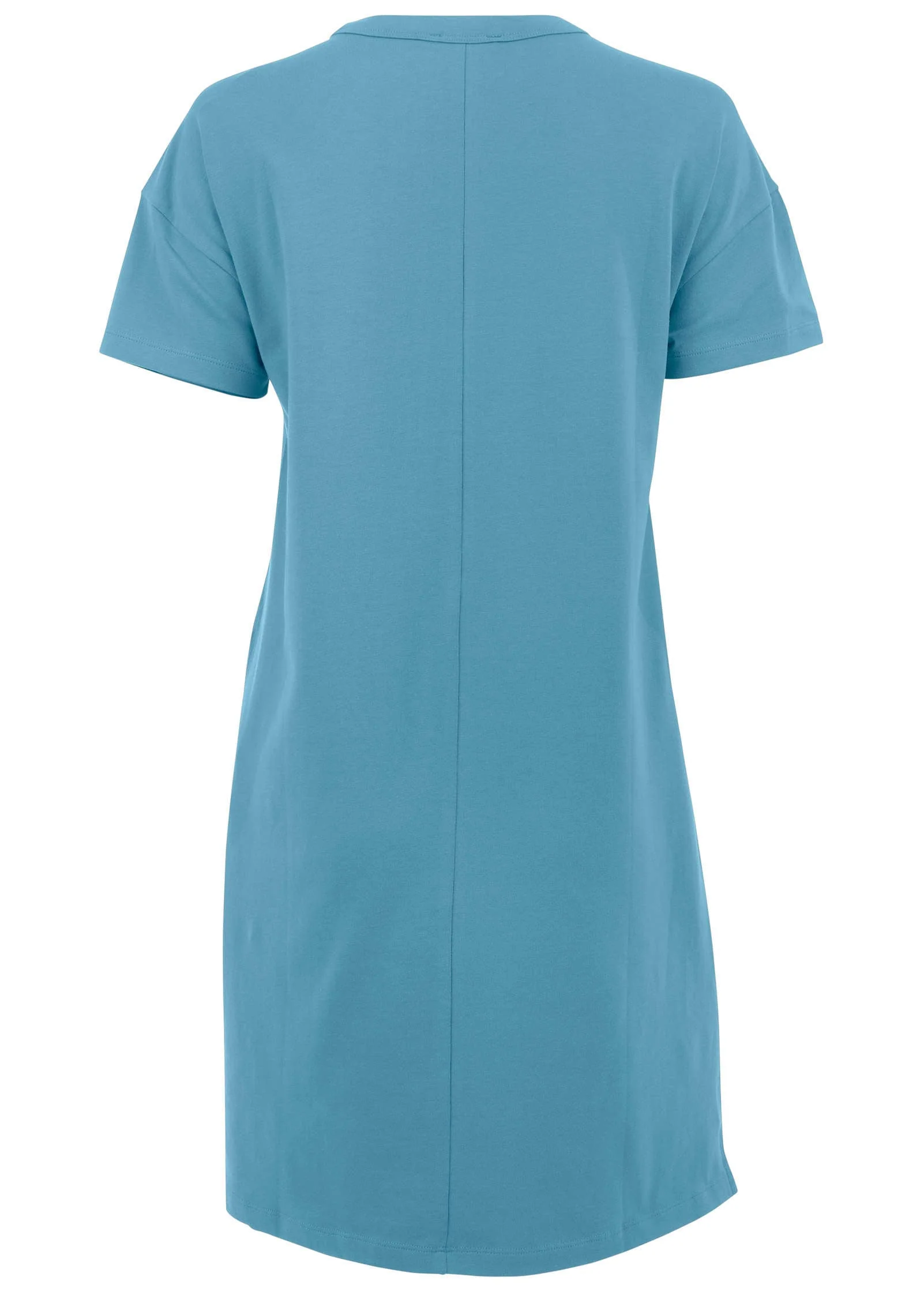 T-Shirt Dress - Blue - Image 4