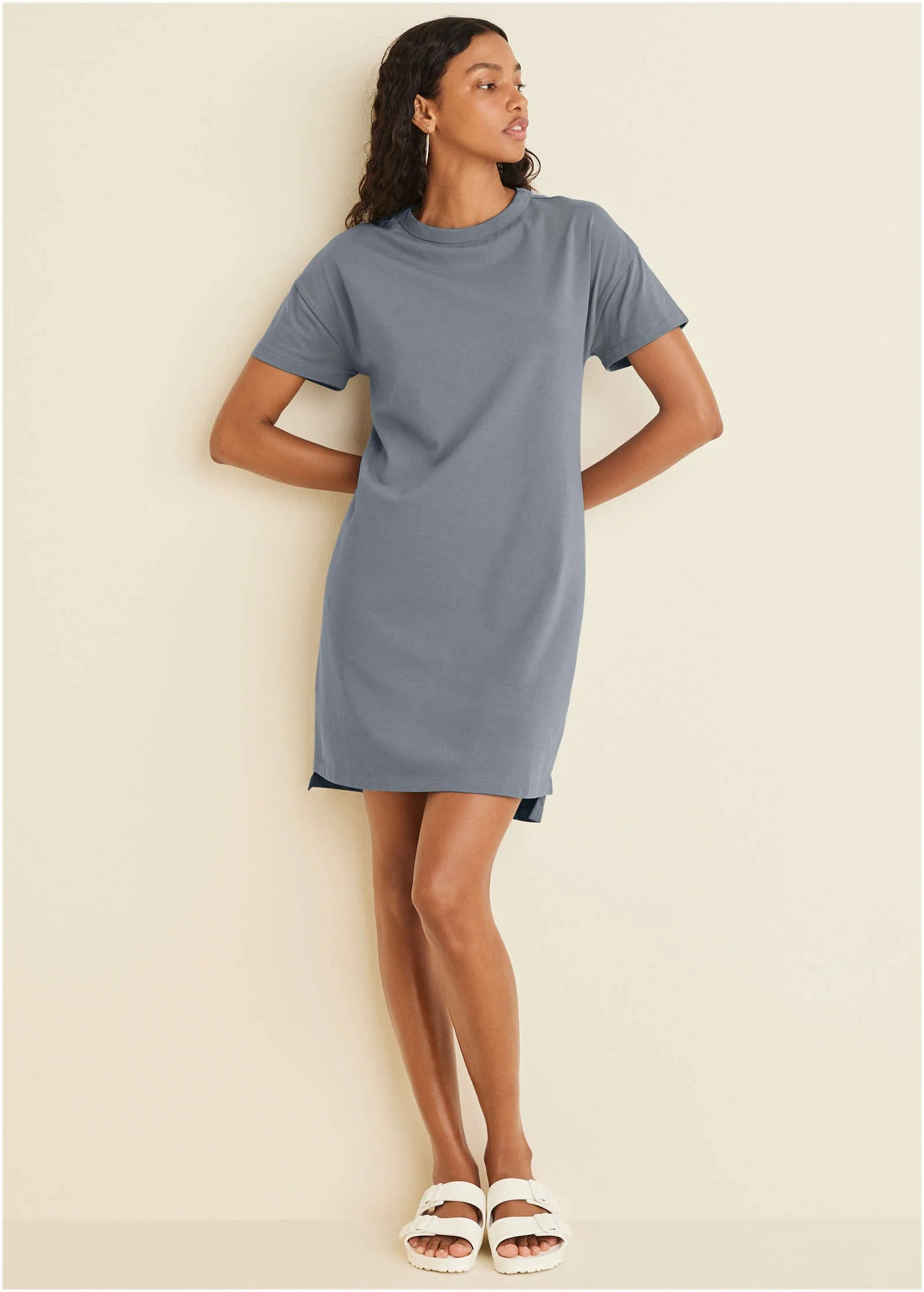 T-Shirt Dress - Seafog - Image 5