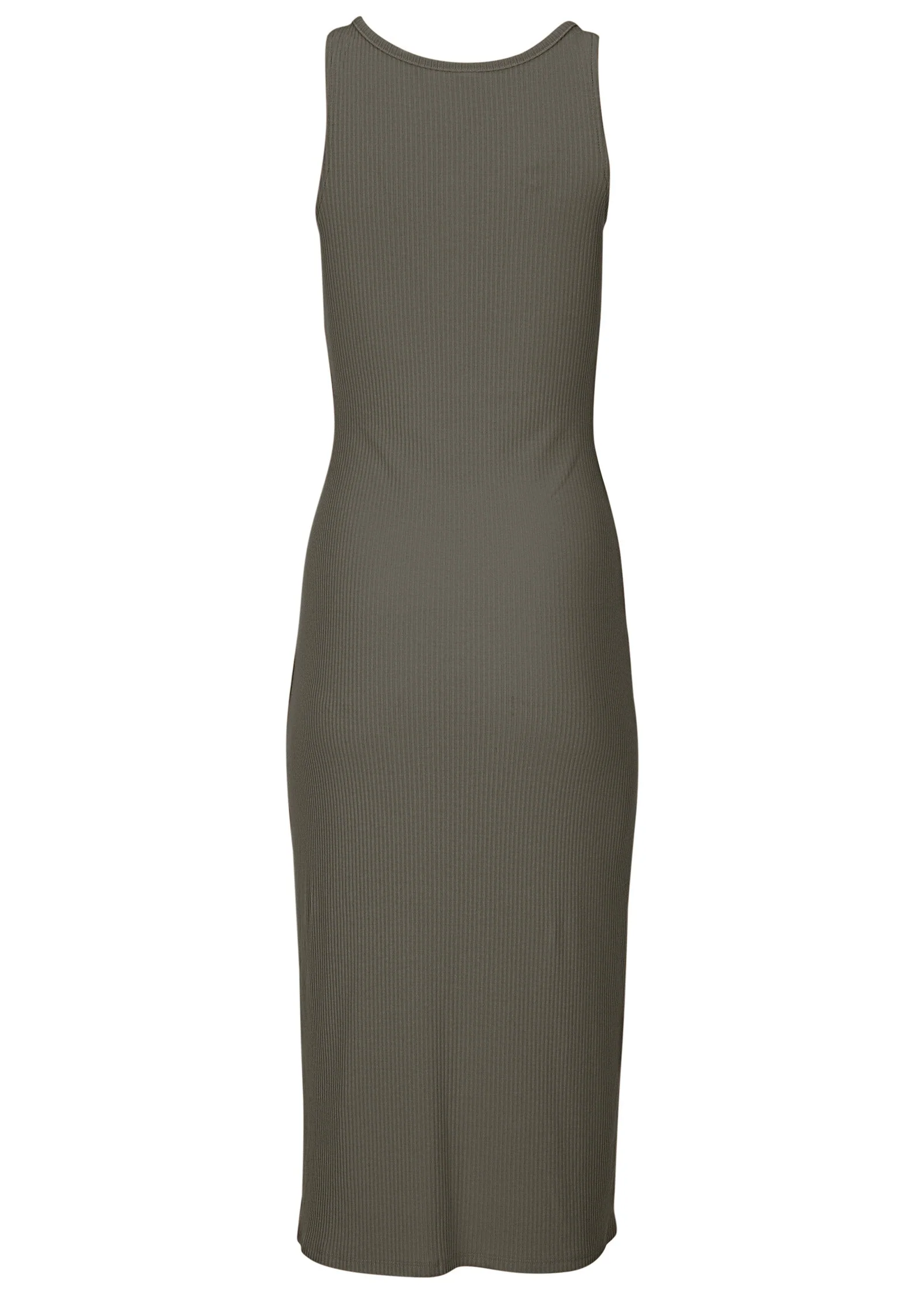Henley Midi Dress - Olive - Image 4