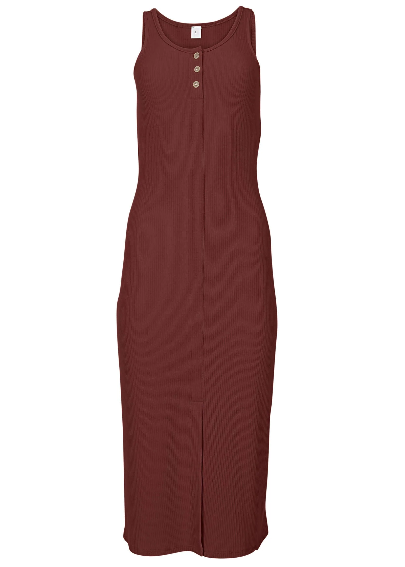 Henley Midi Dress - Auburn - Image 3