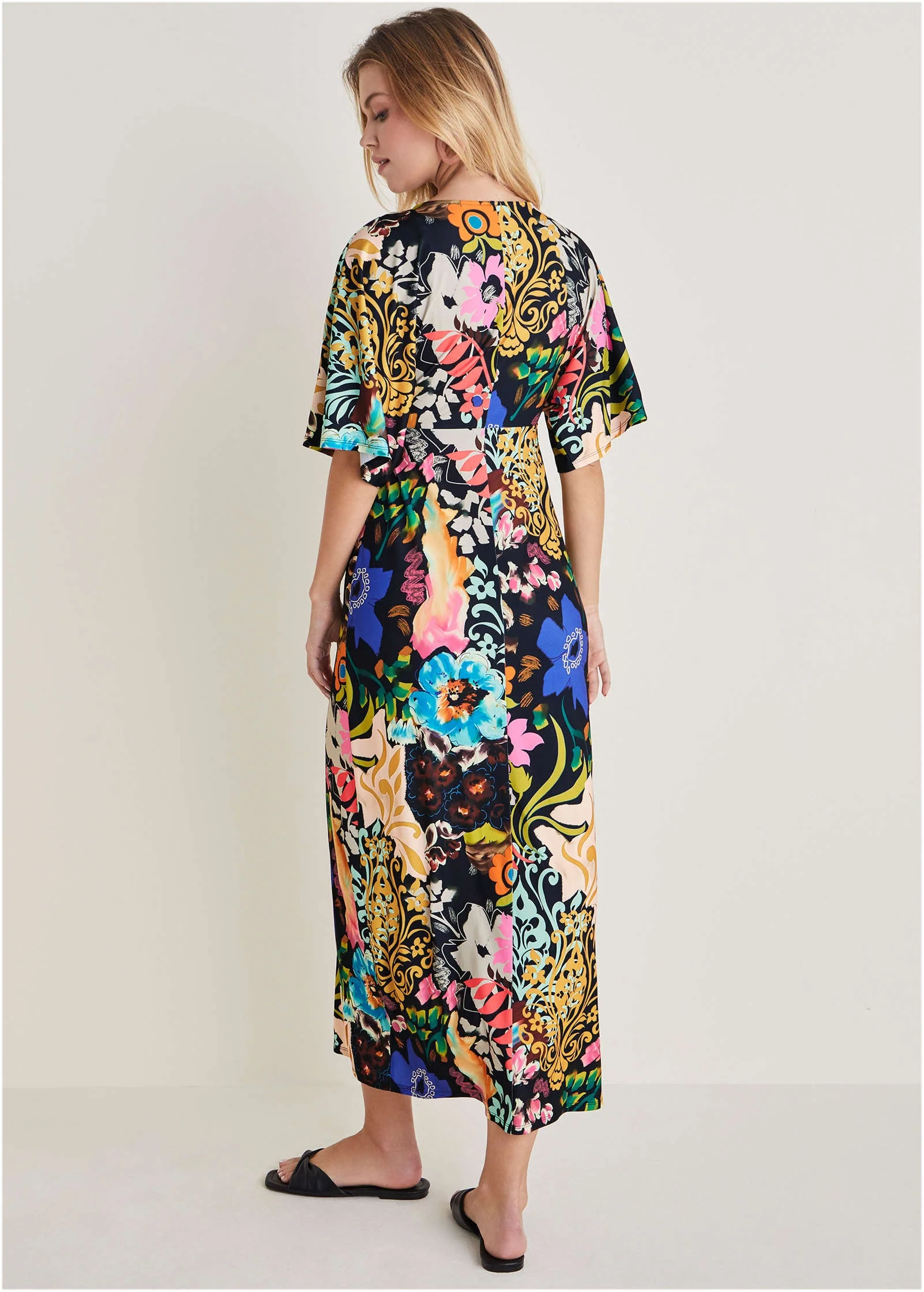 Twist Front Maxi Dress - Viva La Vida - Image 2