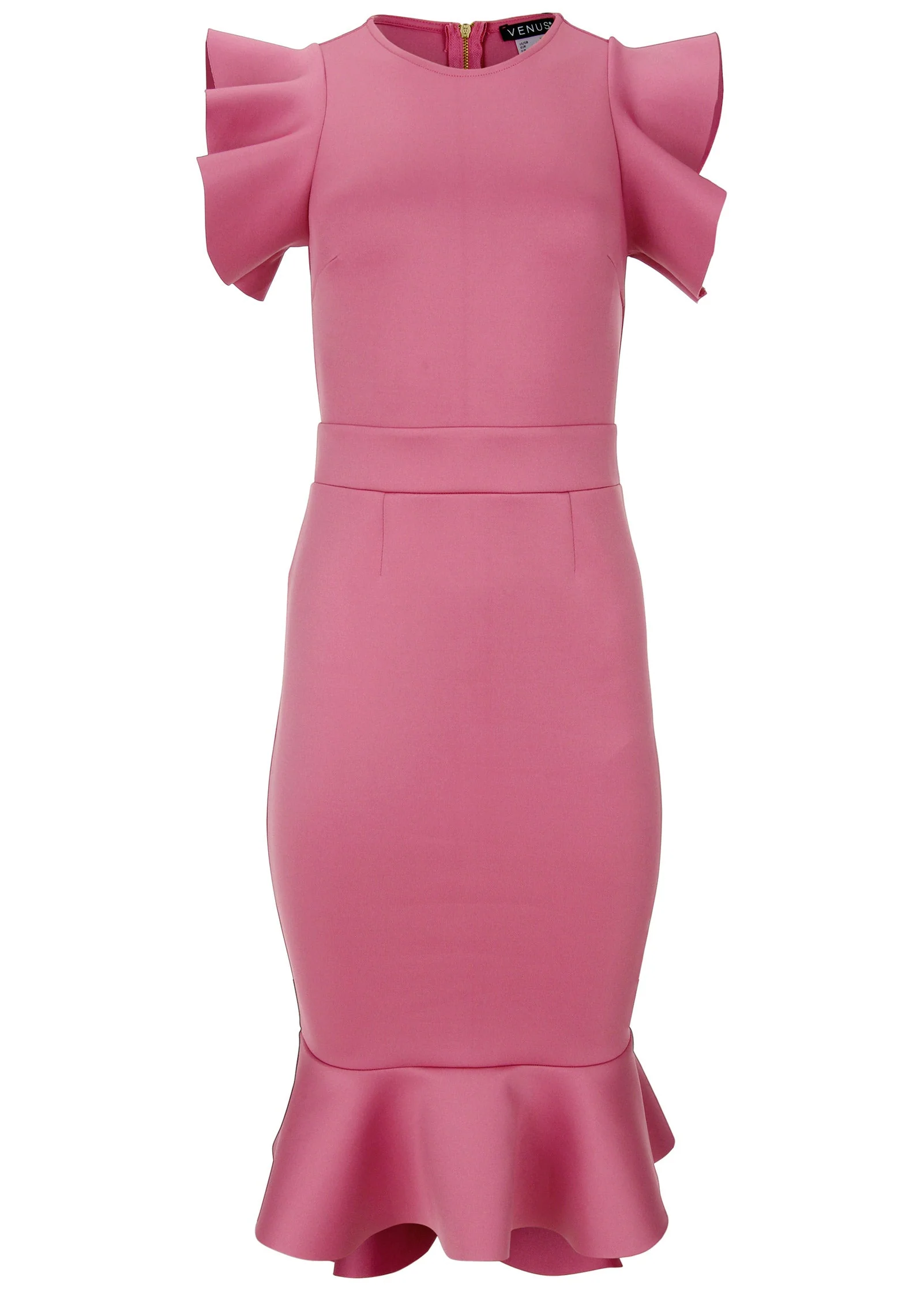 Ruffle Detail Dress - Heather Rose - Image 3
