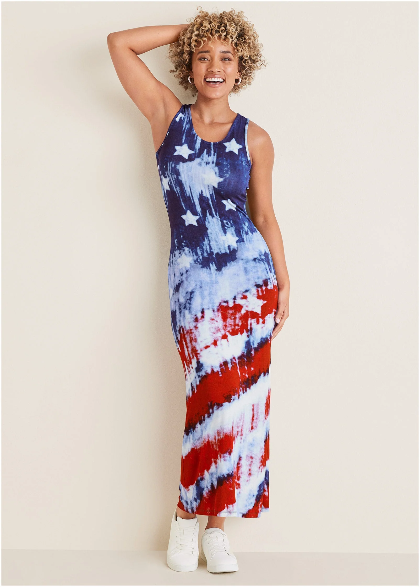 Tank Maxi Dress - Boardwalk Flag - Image 2