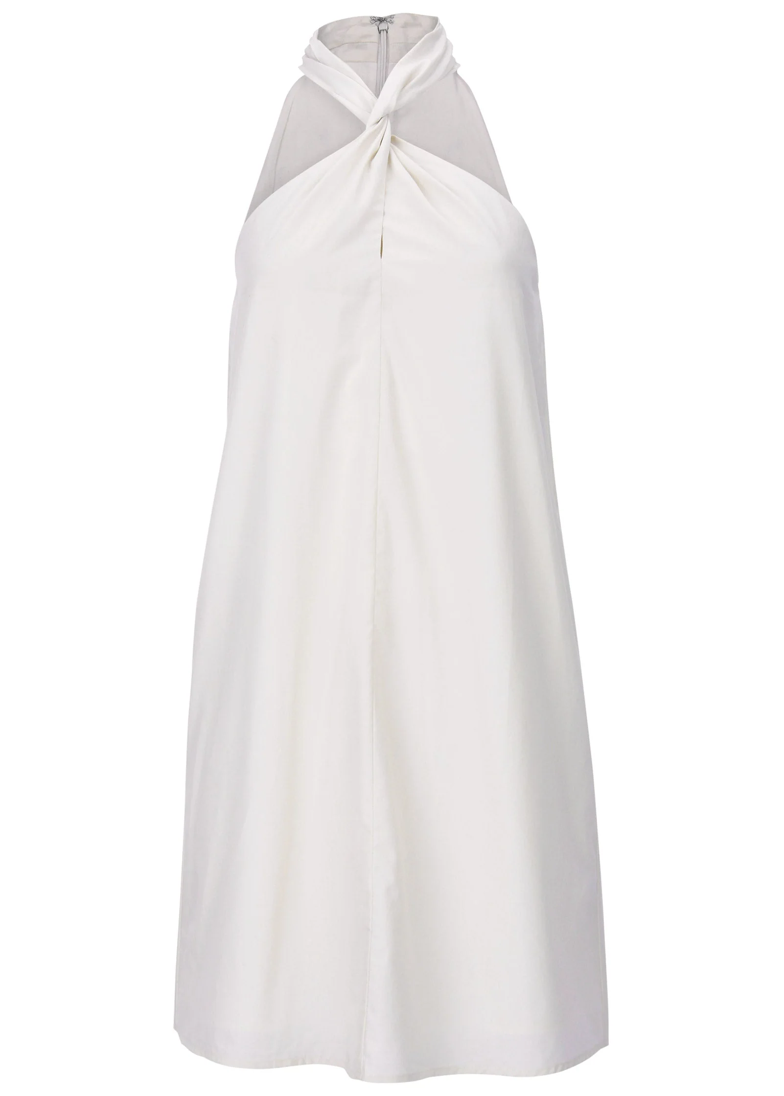 Twist Halter Dress - Cloud Dancer - Image 4