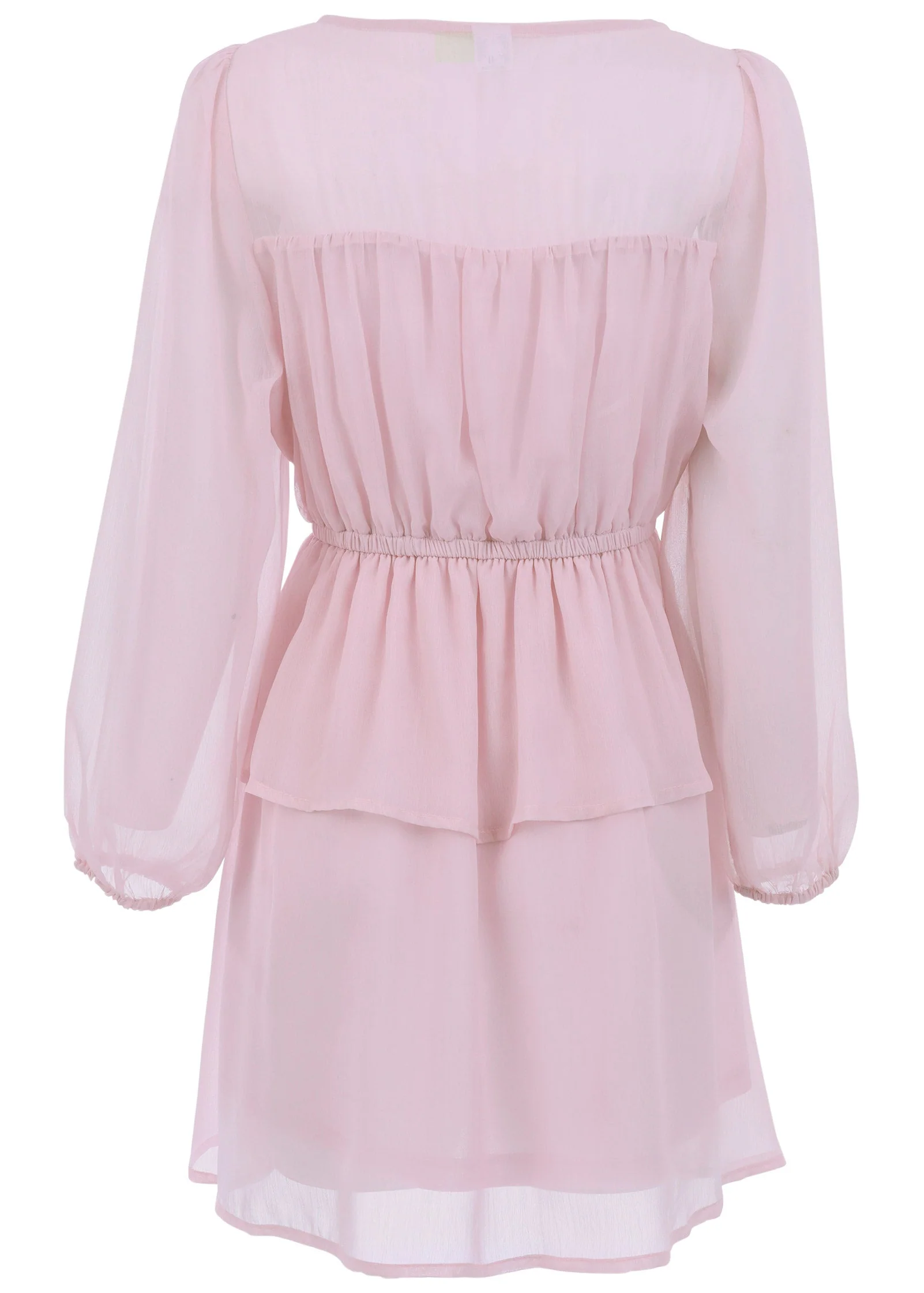 Sheer Beauty Mini Dress - Lilac - Image 5