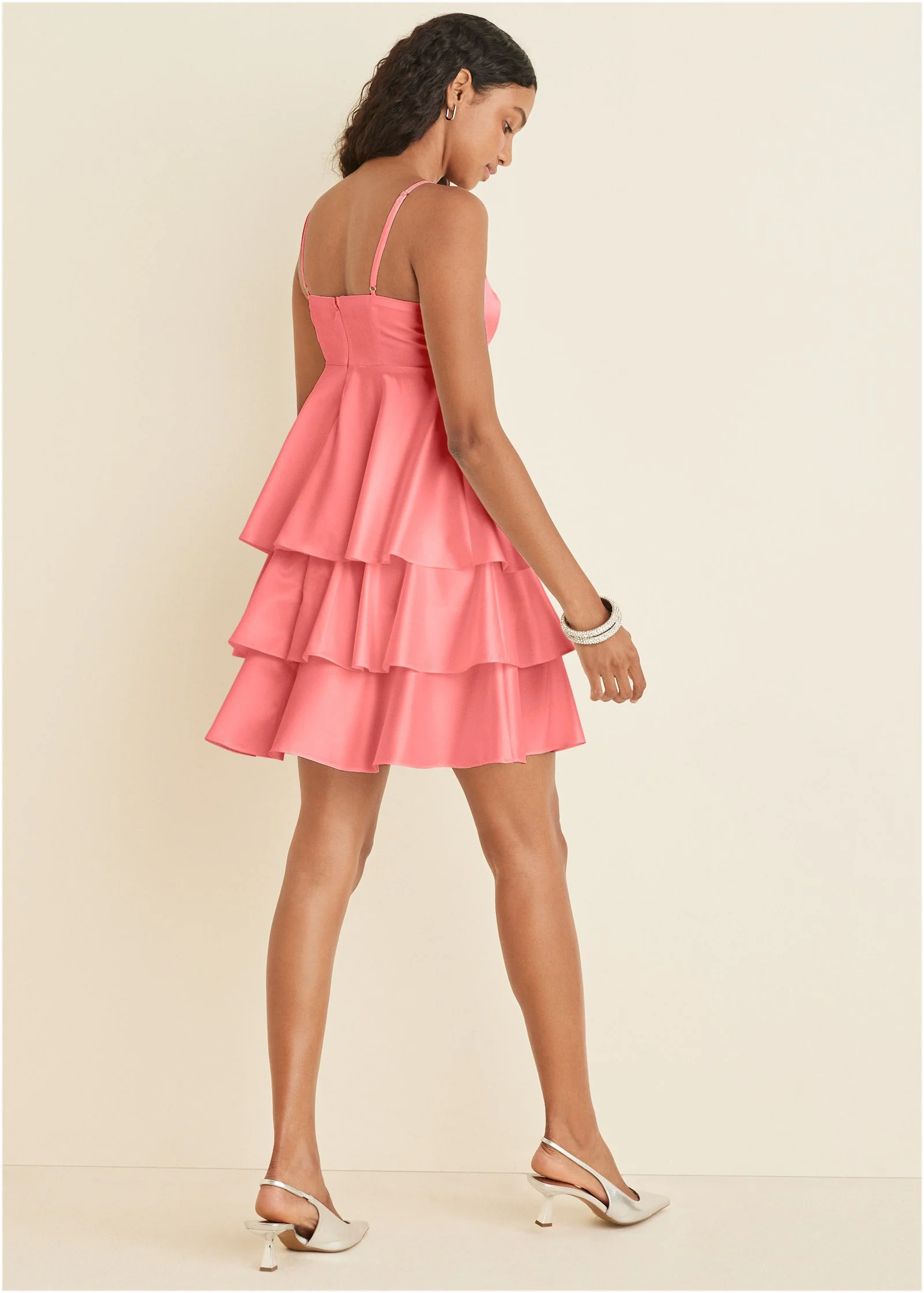 Tiered Sweetheart Mini - Coral - Image 2