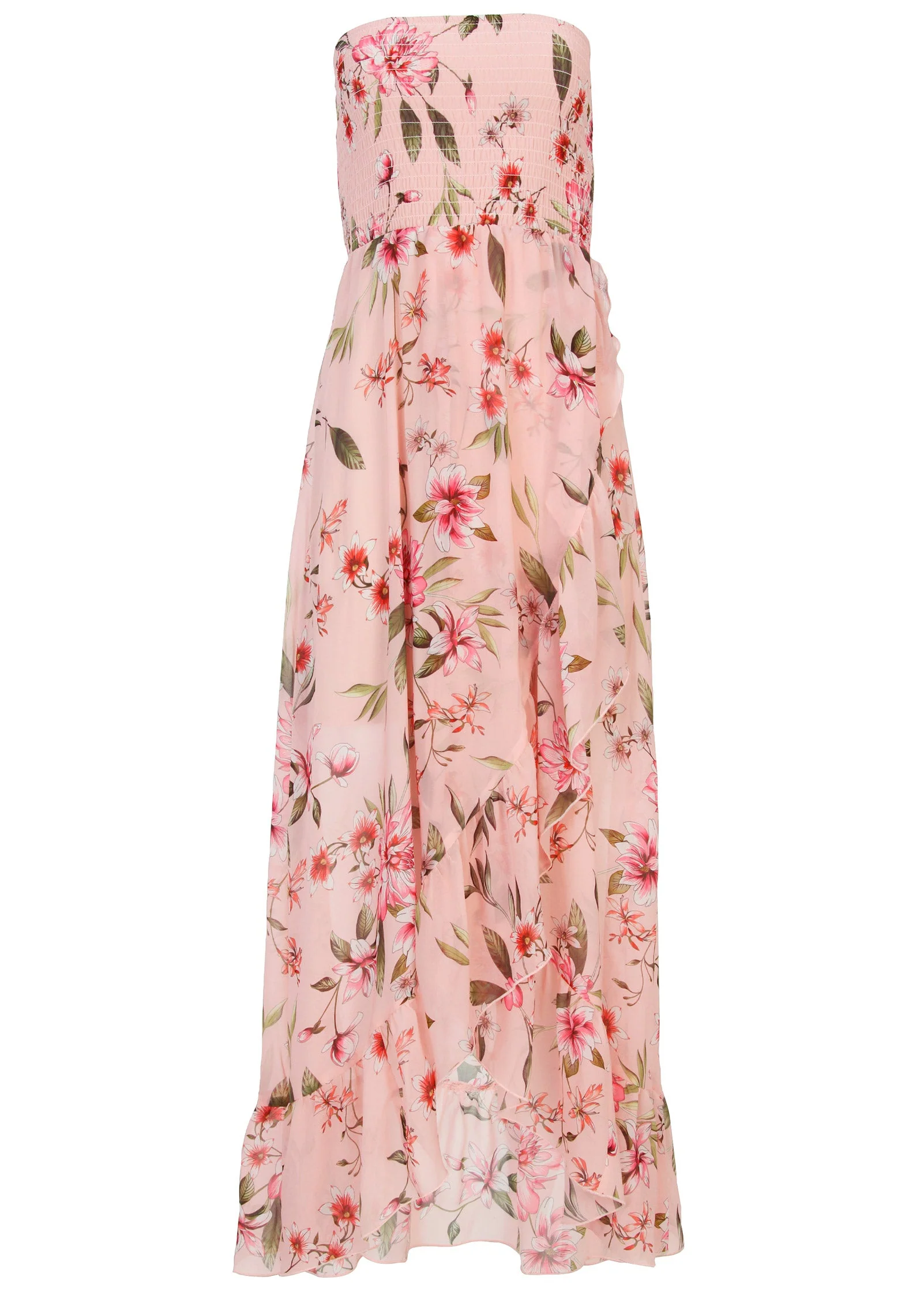 Strapless Ruffle Maxi - Ethereal Floral - Image 4