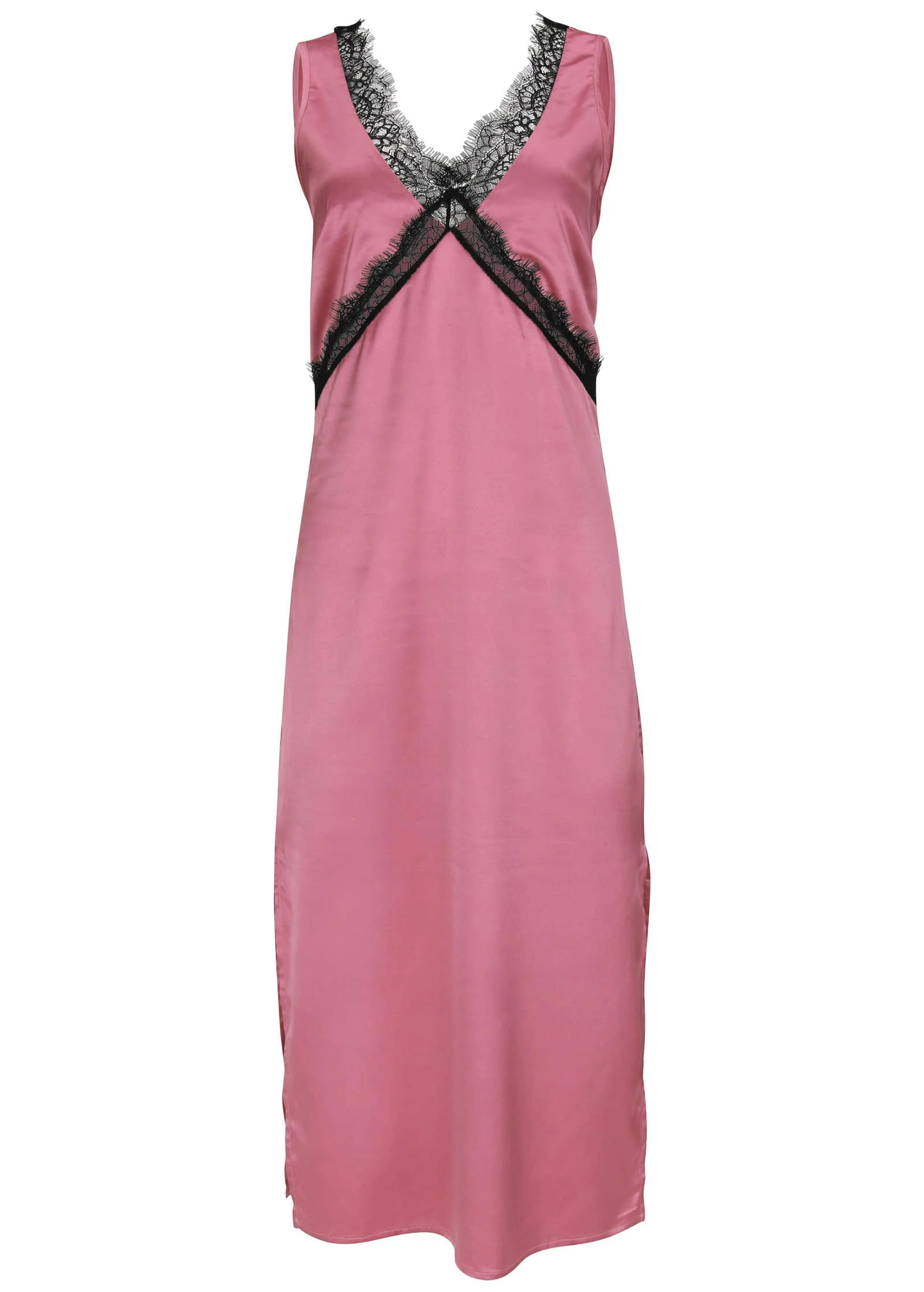 Lace Trim Midi Dress - Heather Rose - Image 4