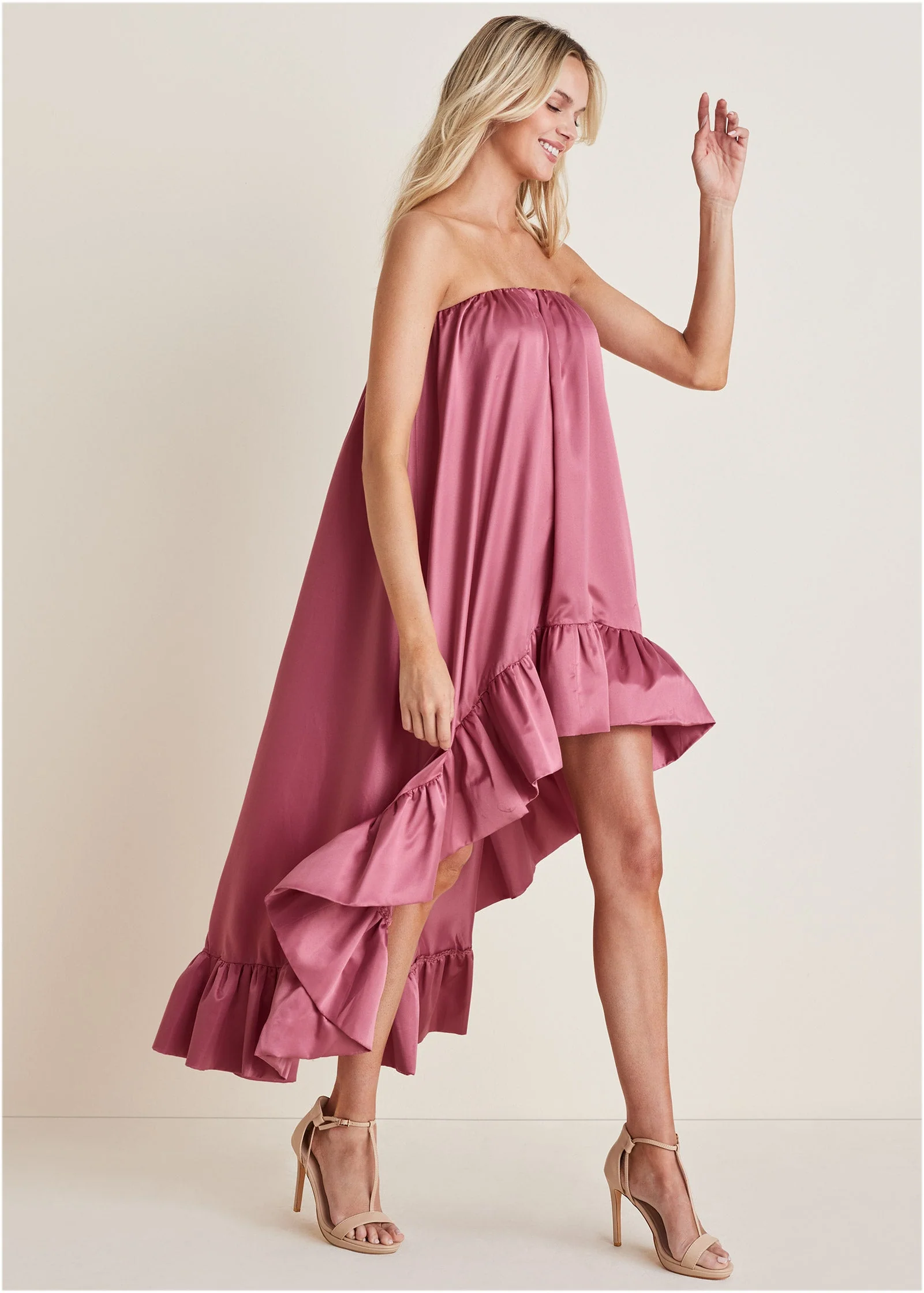 Strapless High-Low Dress - Heather Rose - Image 3