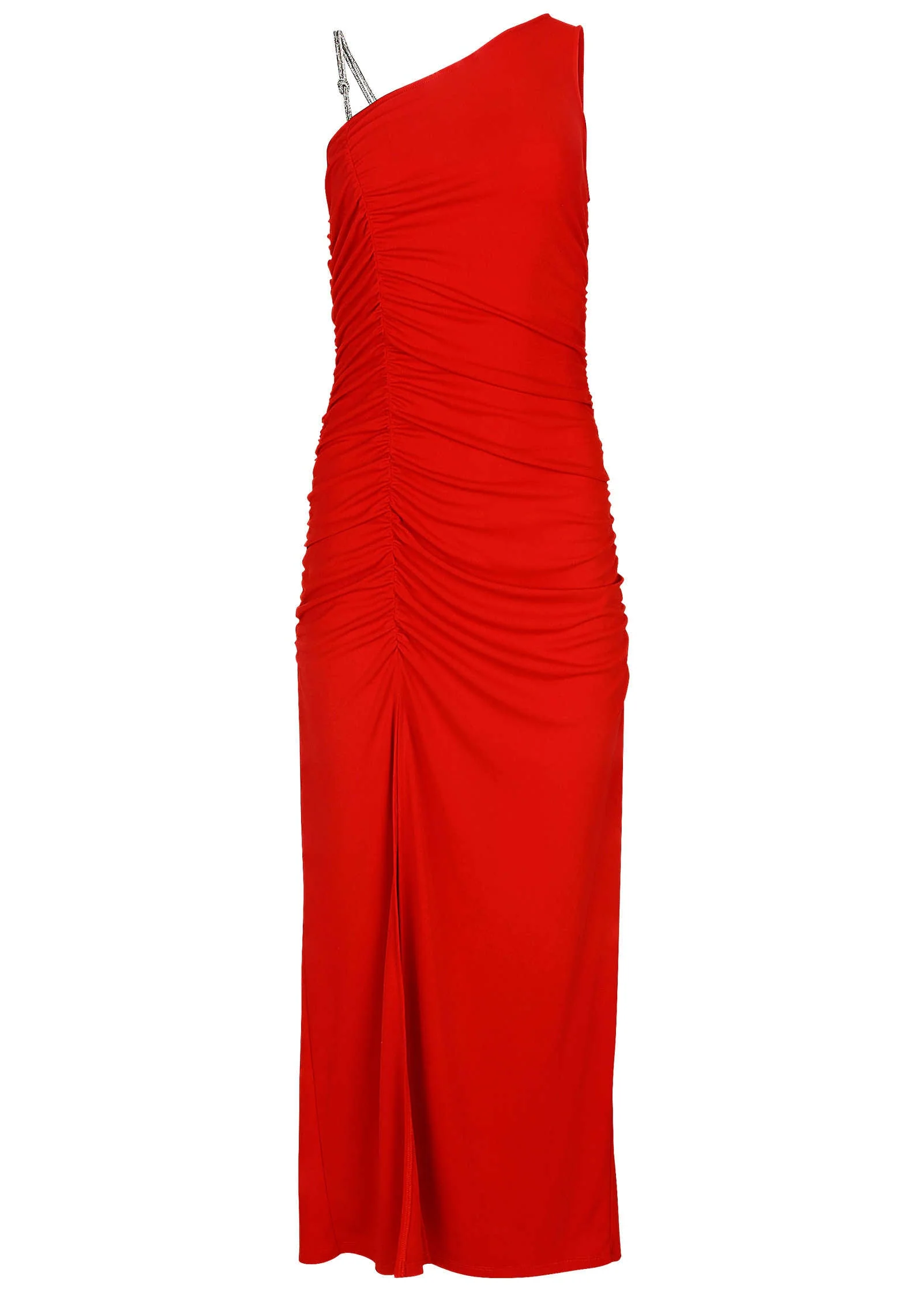 High Slit Maxi Dress - Goji Berry - Image 5